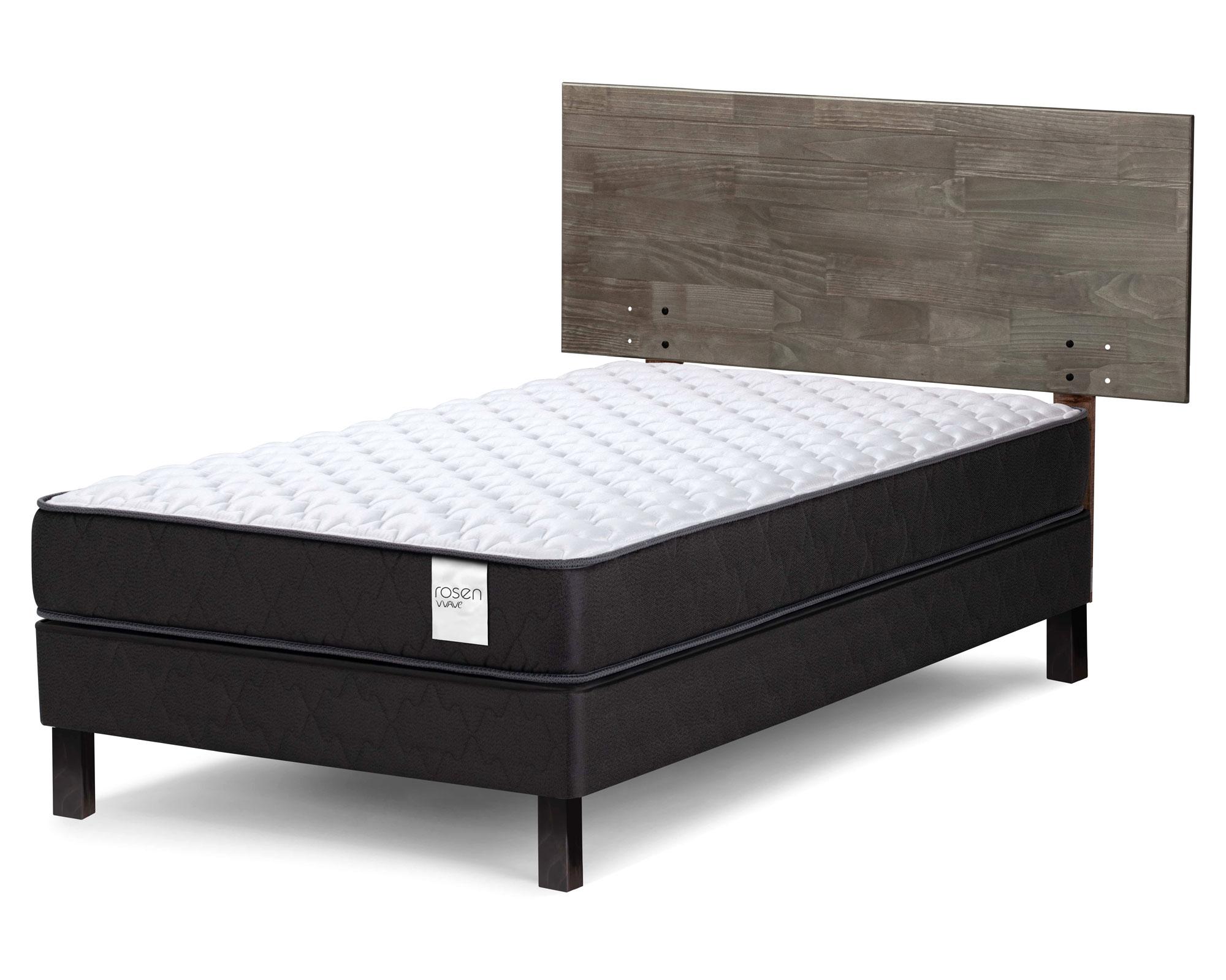 Cama europea 1 plaza x 190 cm Wave + respaldo Tabor Rosen-1