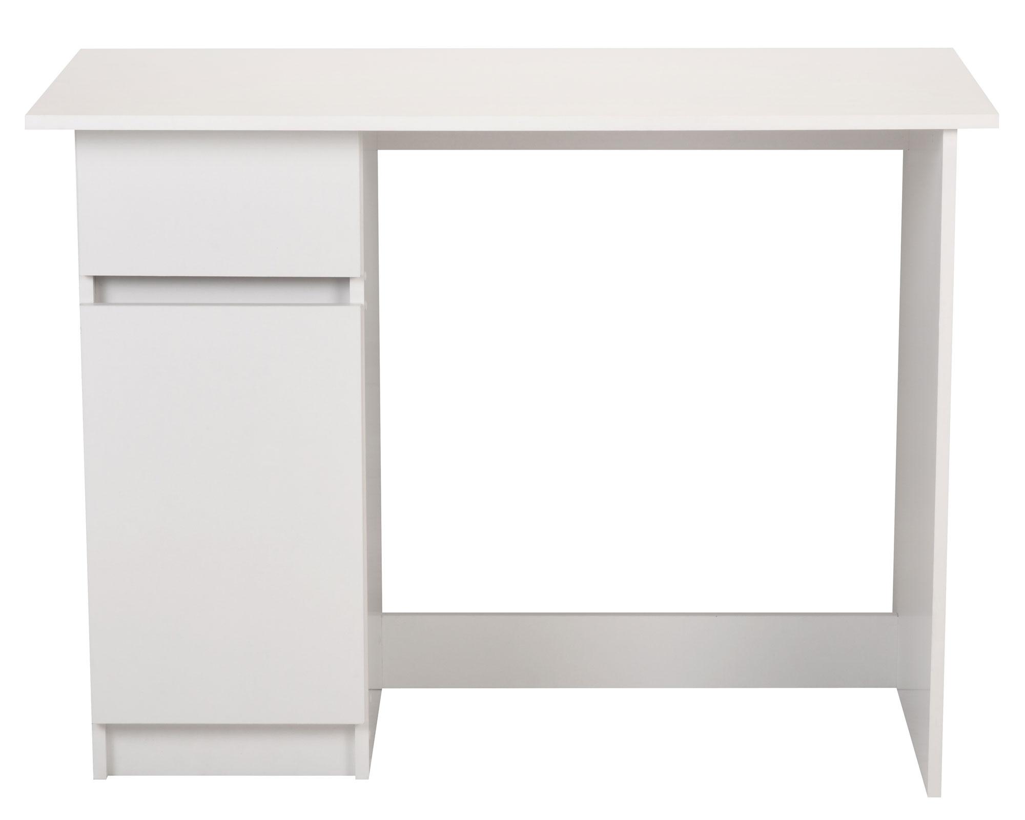 Escritorio 1 puerta 1 cajón blanco Cic-0