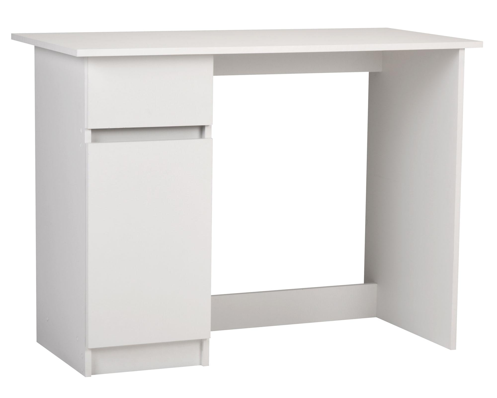 Escritorio 1 puerta 1 cajón blanco Cic-2