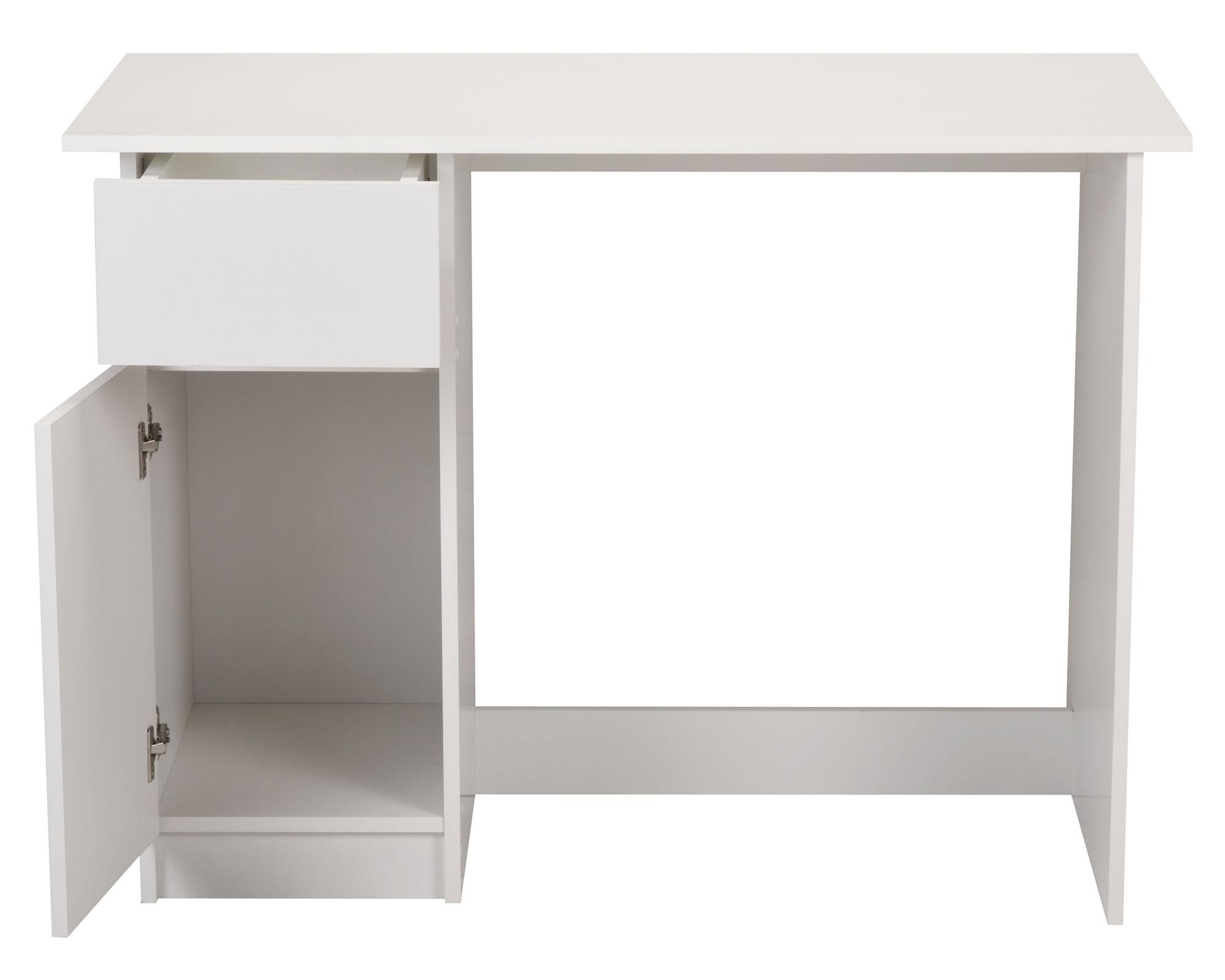 Escritorio 1 puerta 1 cajón blanco Cic-1