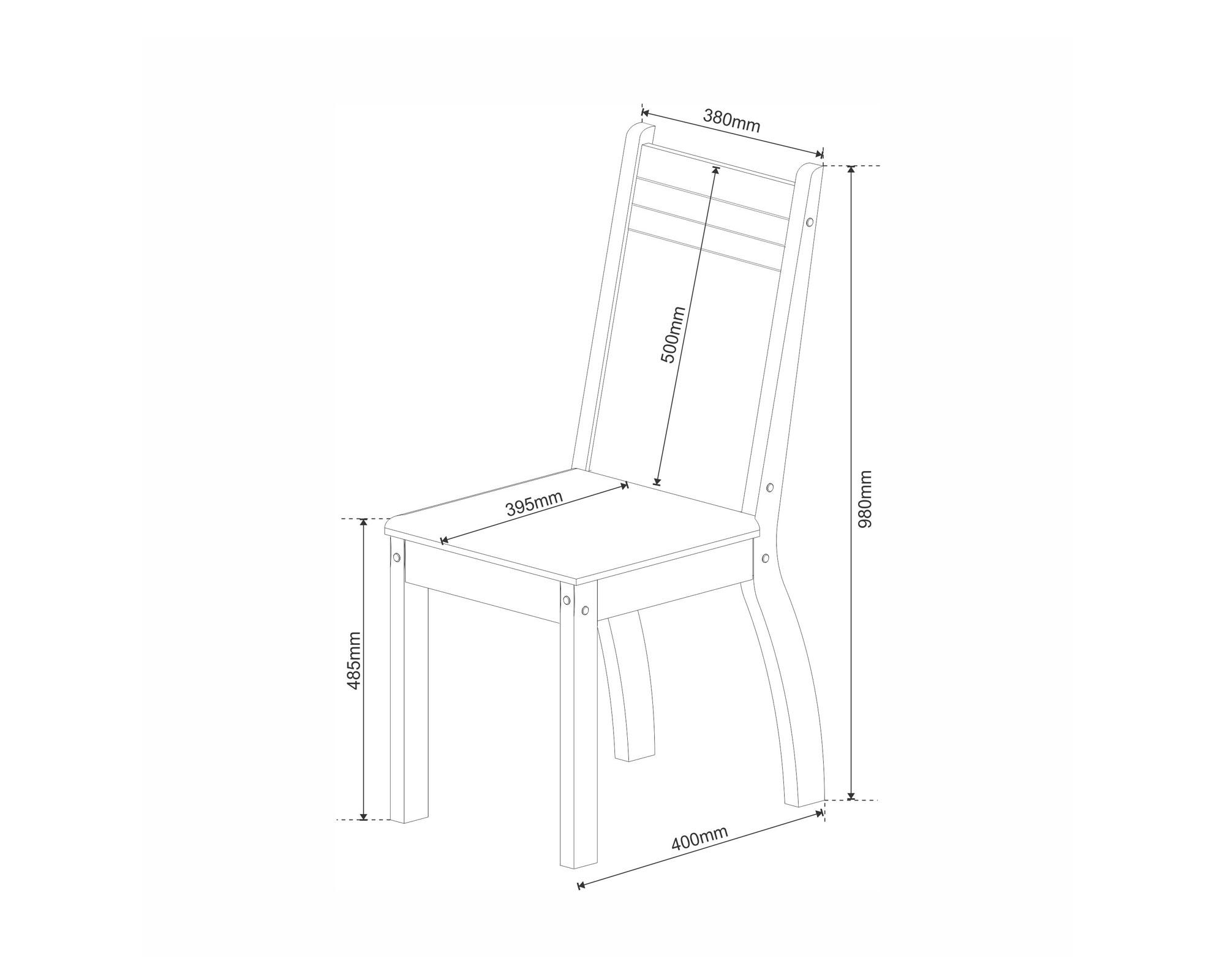 Juego de comedor 8 sillas Analu Imbuía Altavision-3