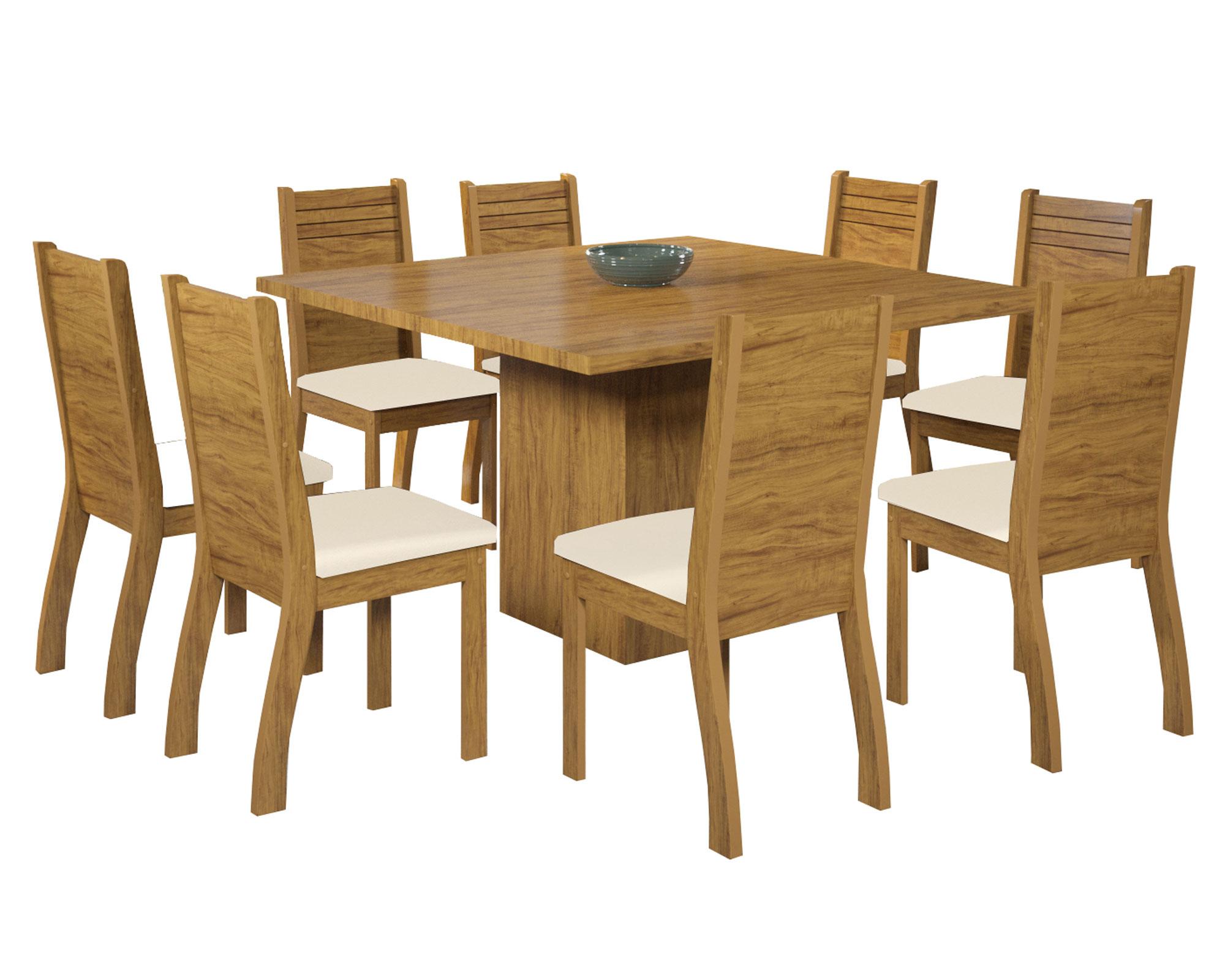 Juego de comedor 8 sillas Analu Imbuía Altavision-0