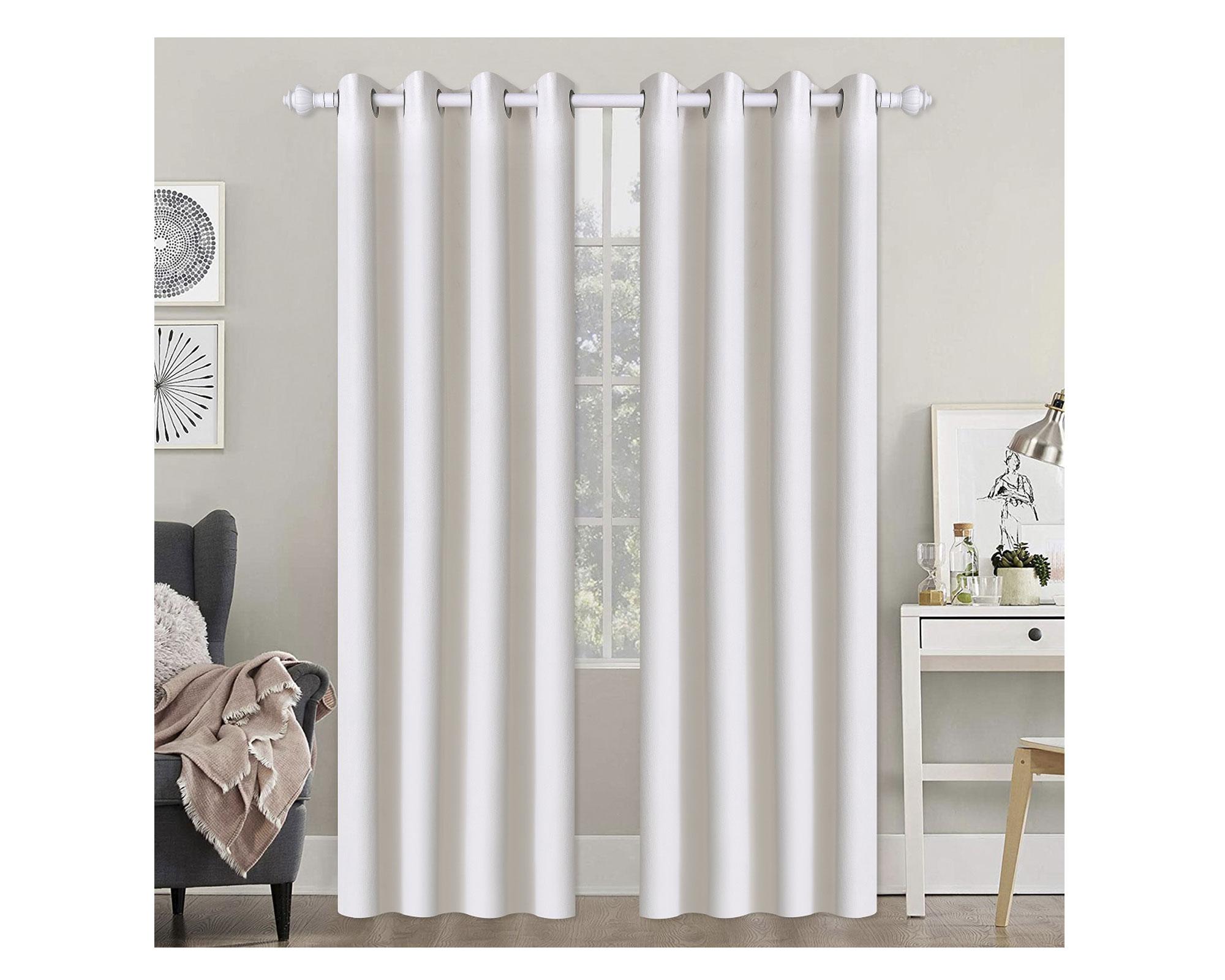 Cortina blackout Nepal 200x230 cm crudo poliéster 1 paño Bellavista Home-0