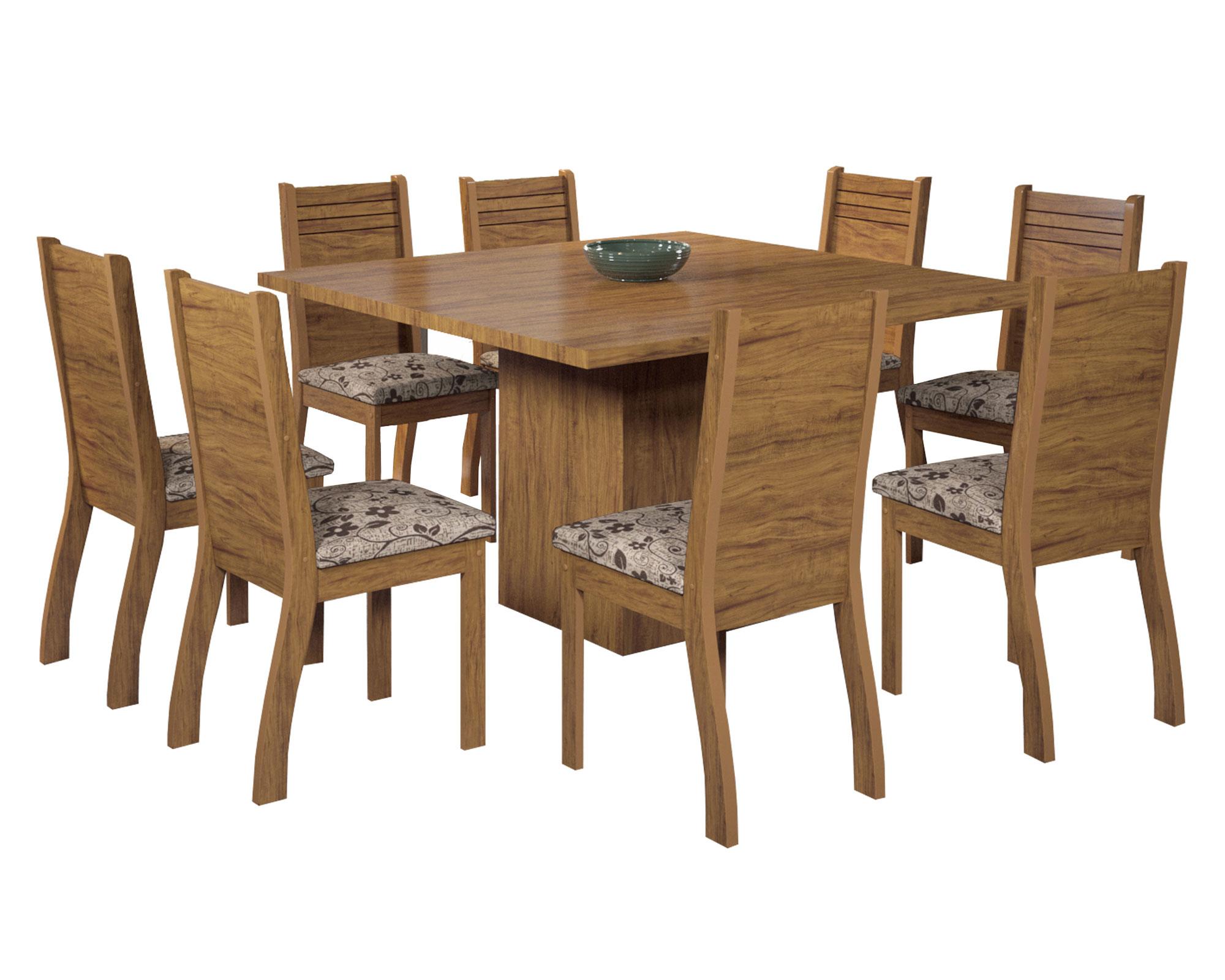 Comedor 8 sillas Analu Imbuía Mascavo Altavision-0