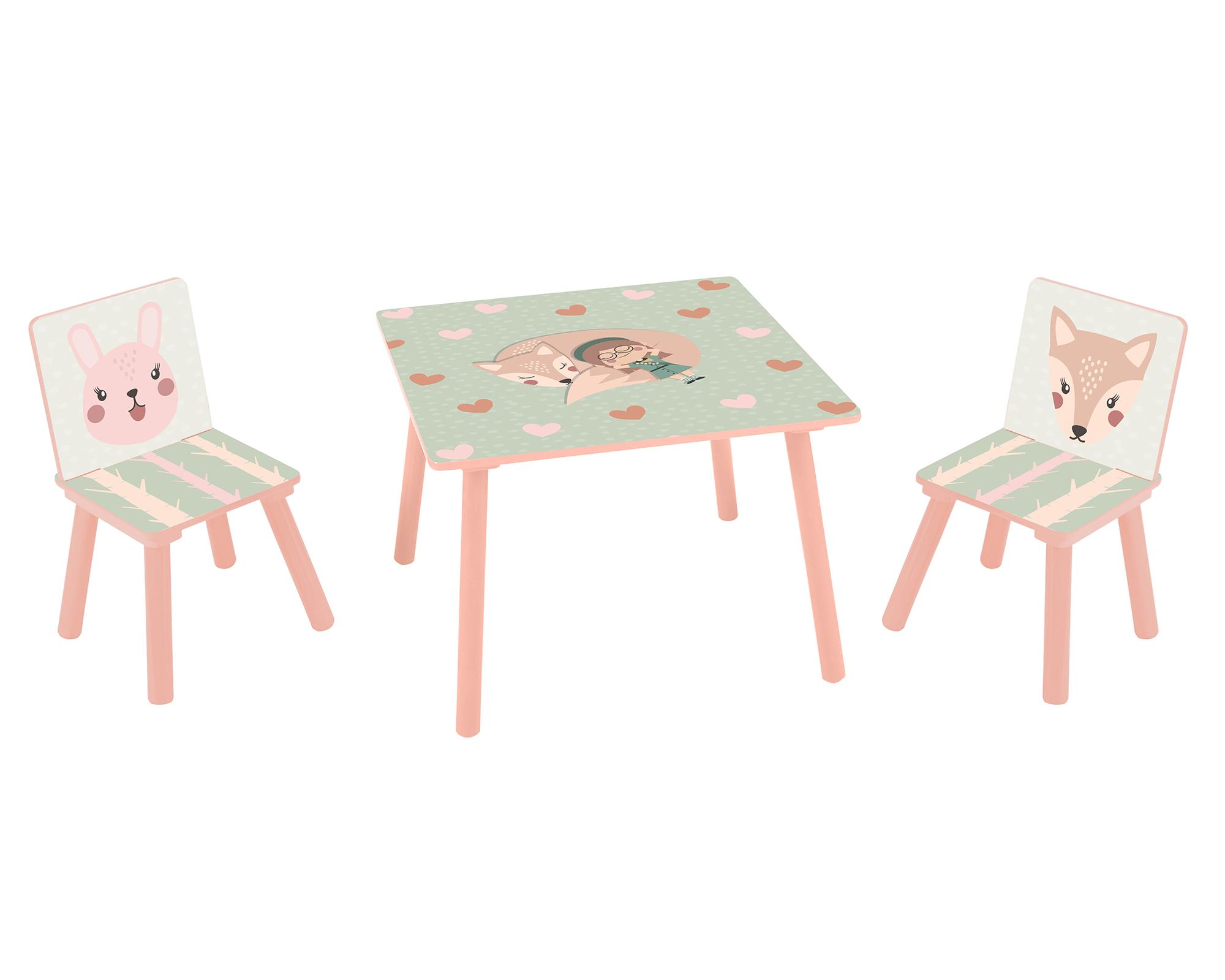 Mesa + sillas Forest Pink M+Design-0