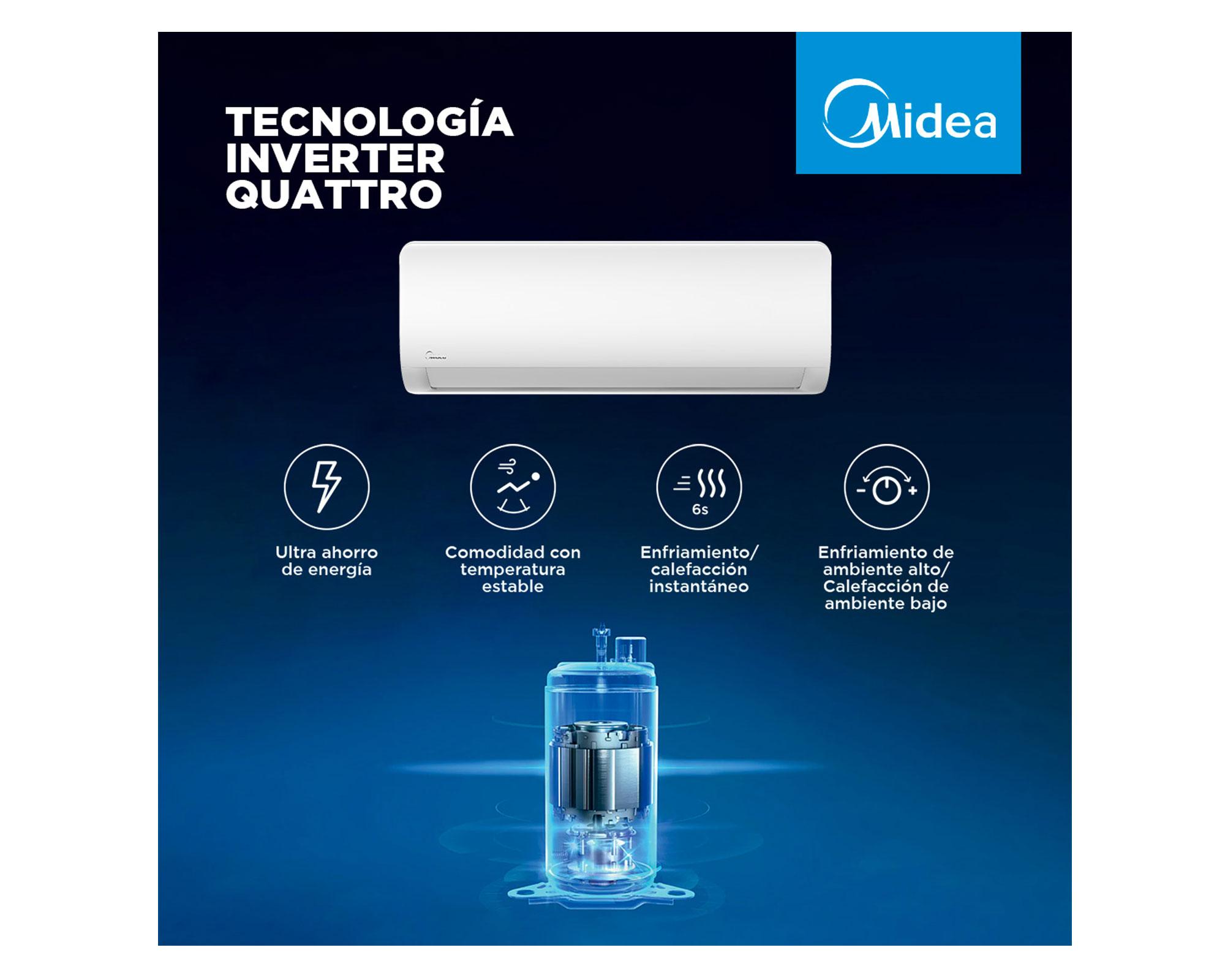 Aire acondicionado Split 18000 BTU Xtreme Save MSAG11C-18HRDN1 Midea-3