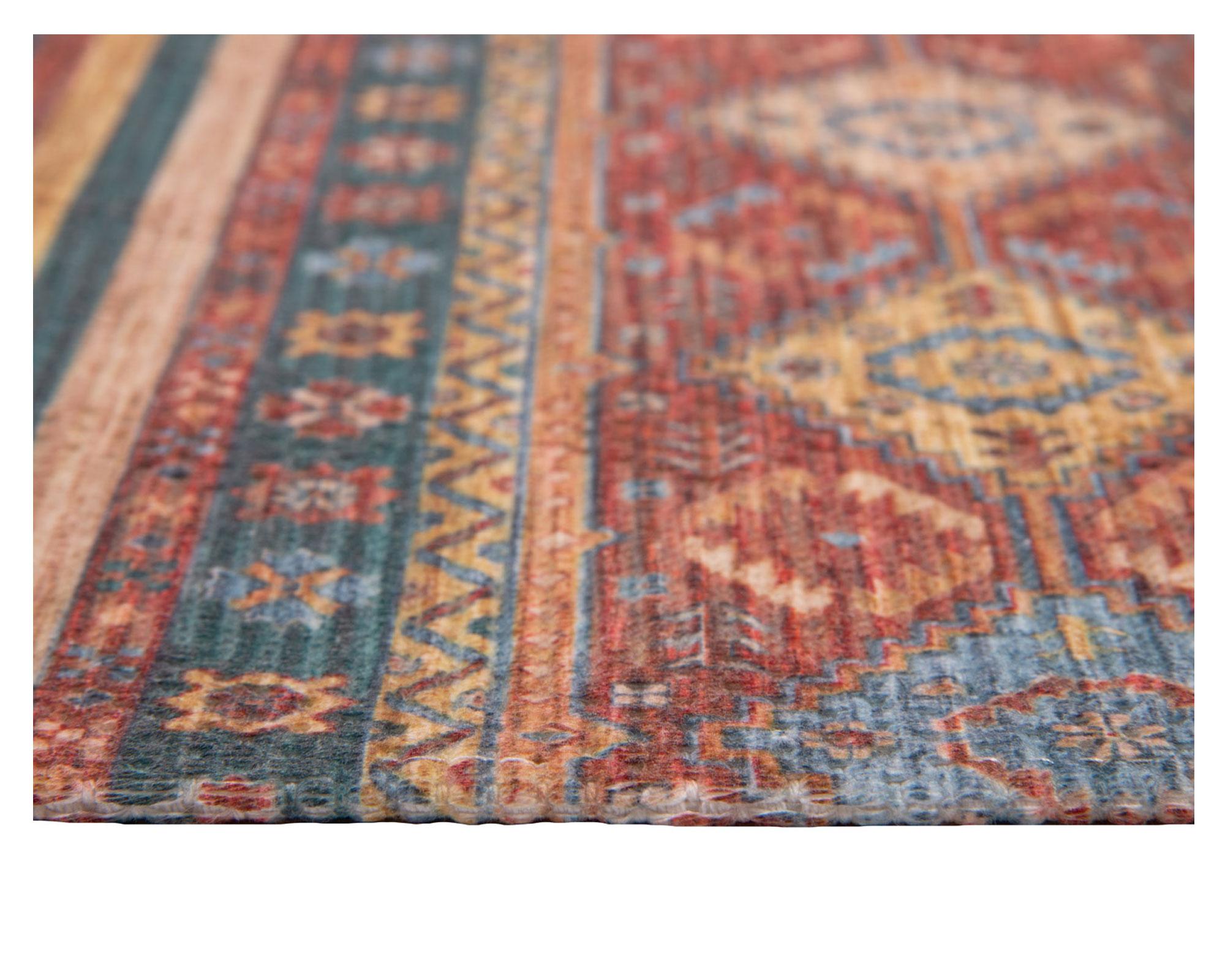 Alfombra 60x120 cm Kelim 20048A rojo Dib-2