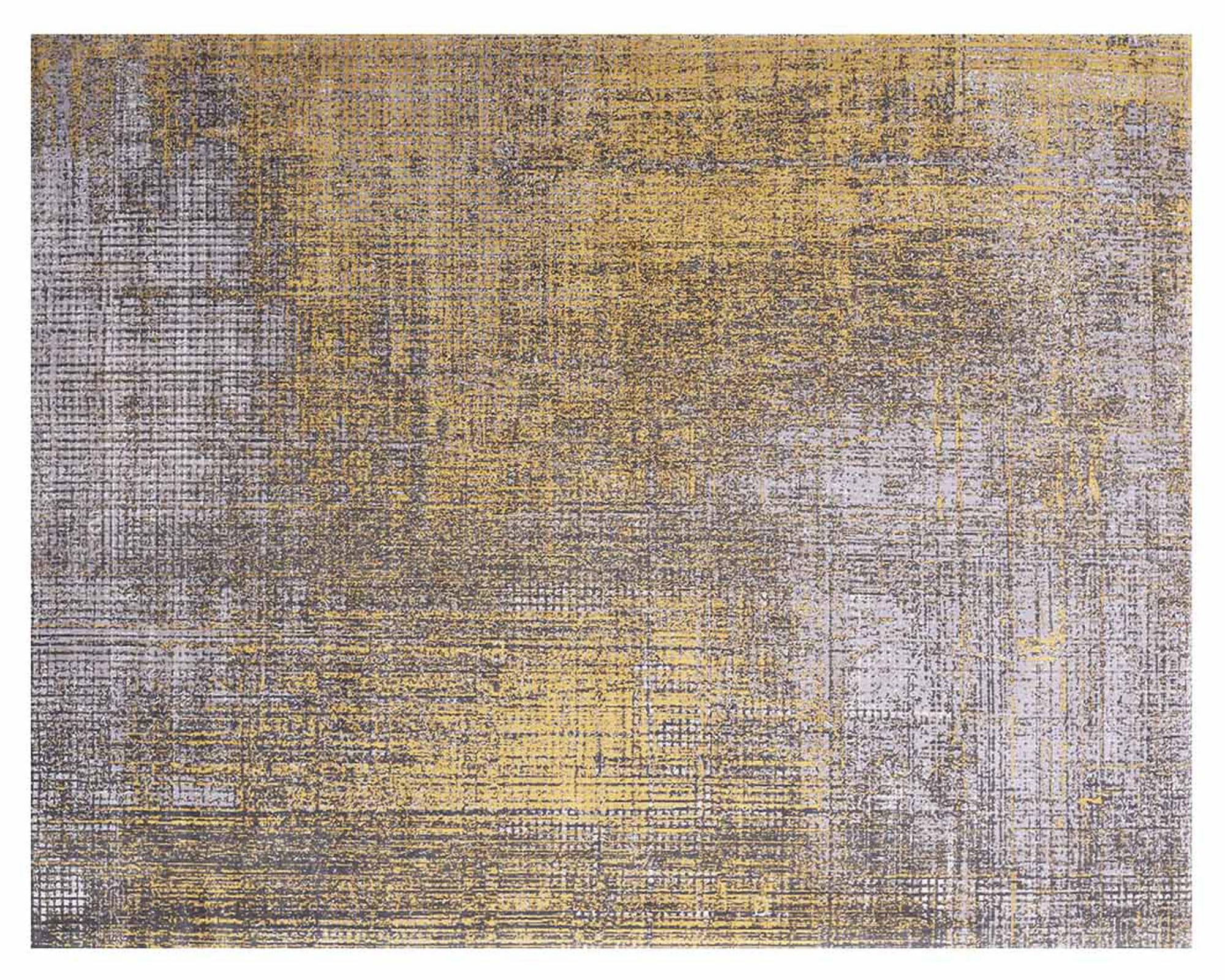 Alfombra 140x200 cm Handwoven Abstract 2 mostaza Dib-0