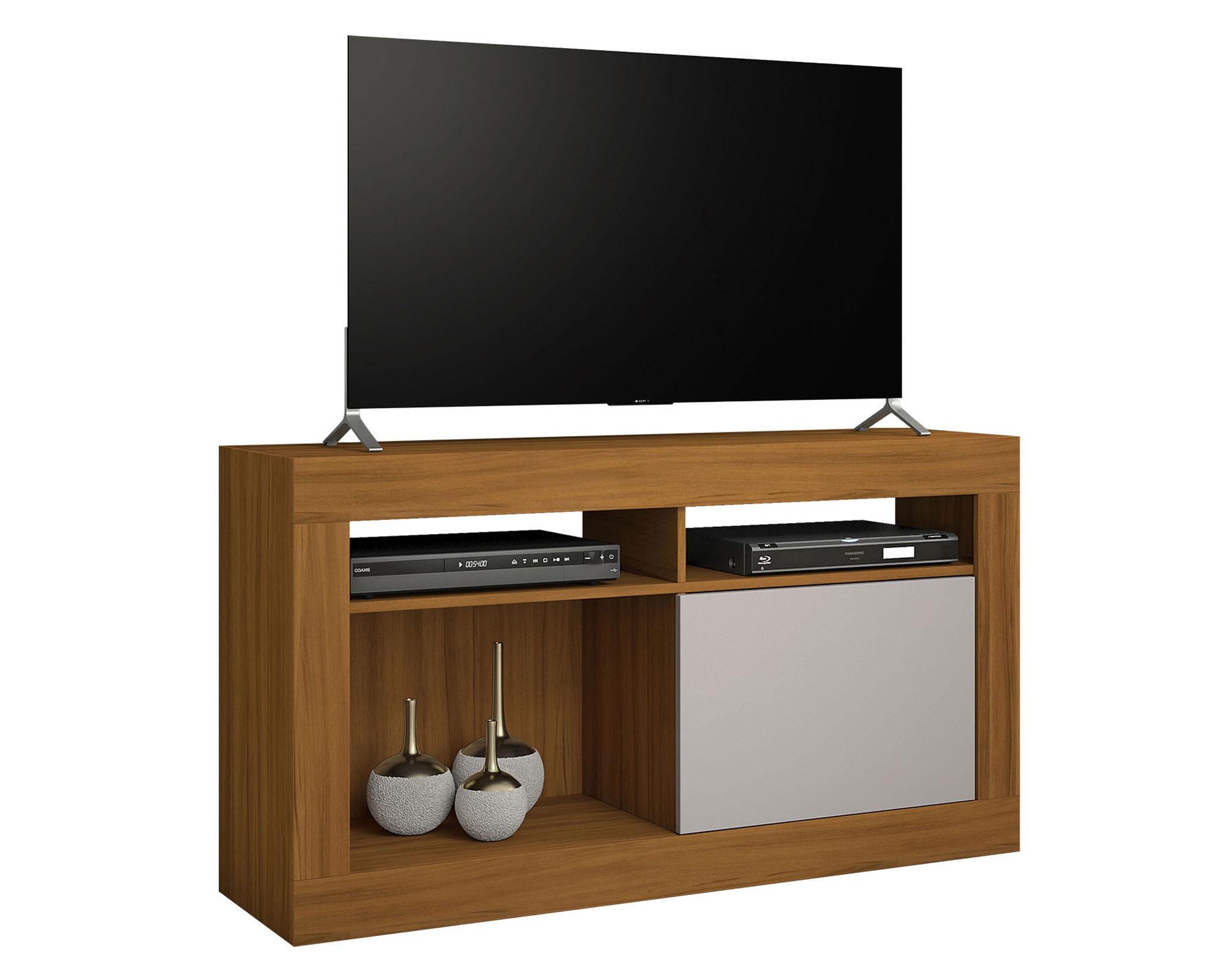Rack TV 50'' Price café/blanco Home Mobili-1