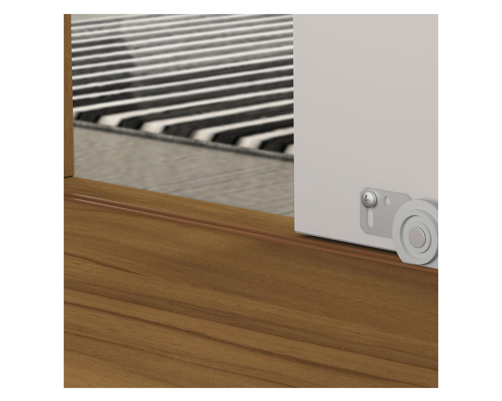 Rack TV 50'' Price café/blanco Home Mobili-2