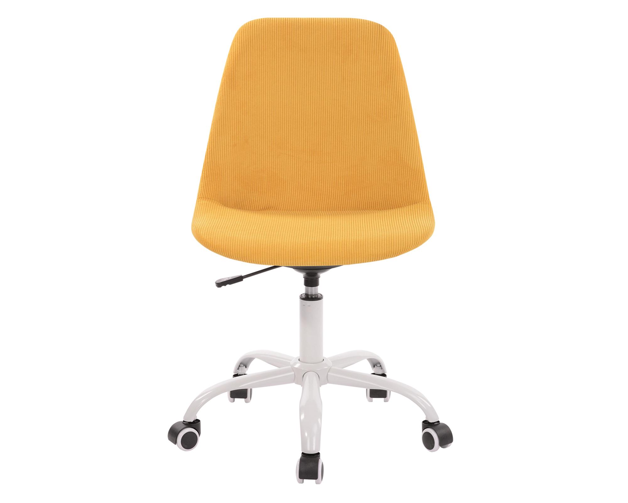 Silla escritorio New Trend 5 ruedas amarillo-0