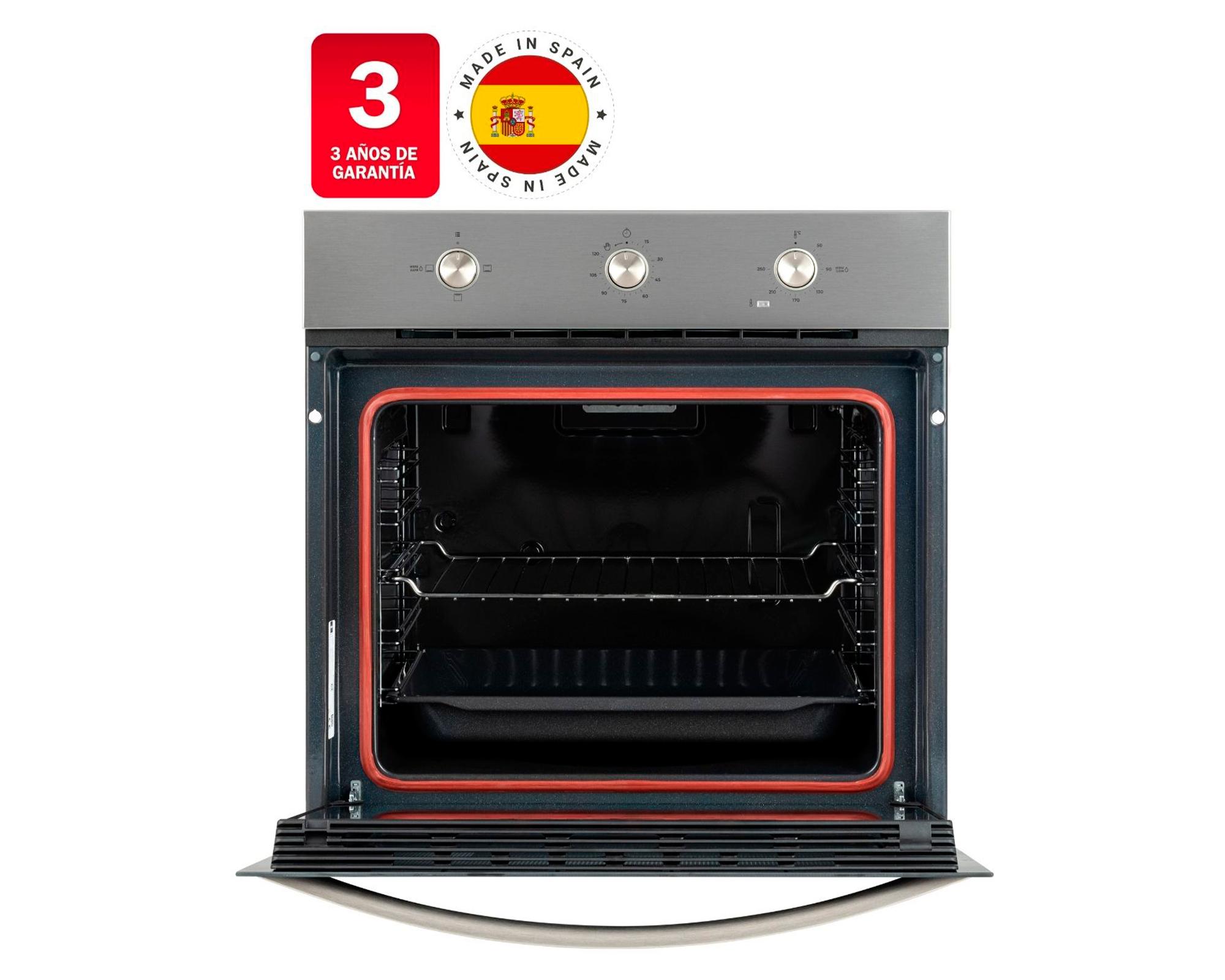 Kit empotrable Horno HBB-5360 SS 67 lt + encimera GBC 64003 KBB 4 quemadores + campanaTL 6310-3