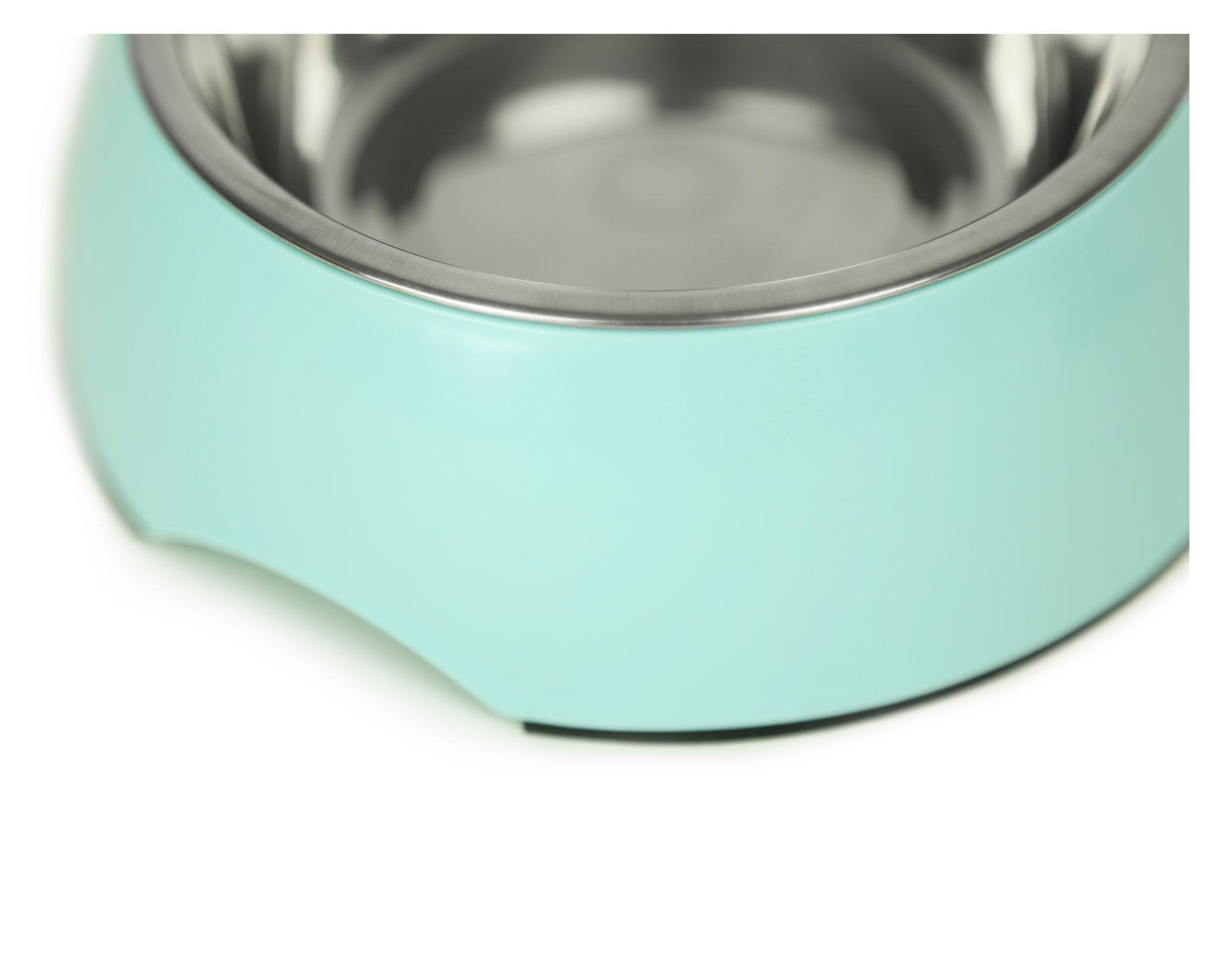 Plato mascota 17 cm celeste BRNX-2