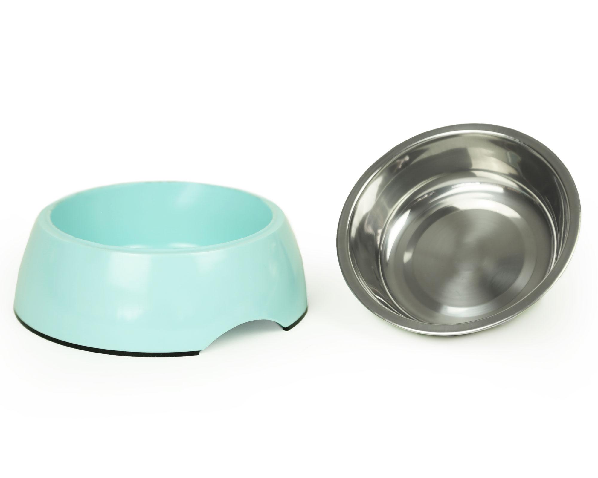 Plato mascota 17 cm celeste BRNX-4
