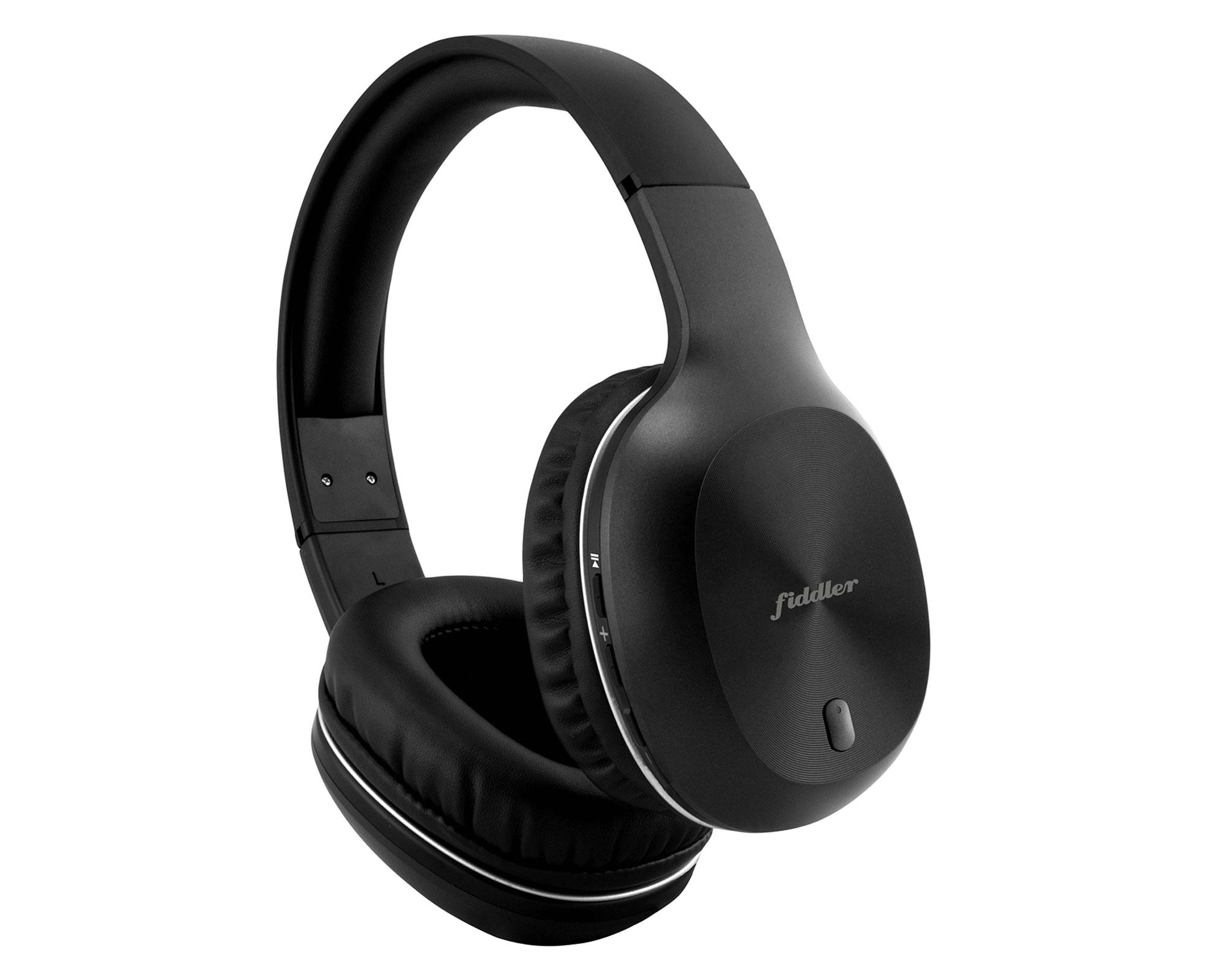 Audífonos Bluetooth On-Ear con manos libres negro Fiddler.-1