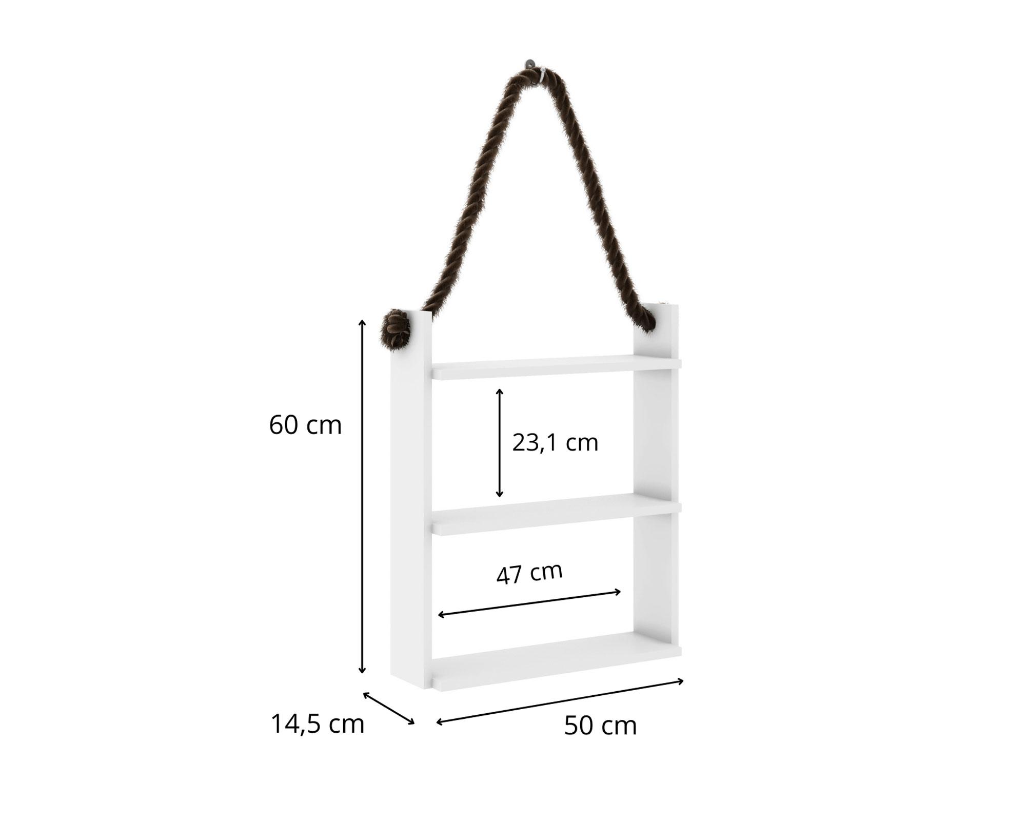Repisa Triple blanco MobilFrank-2