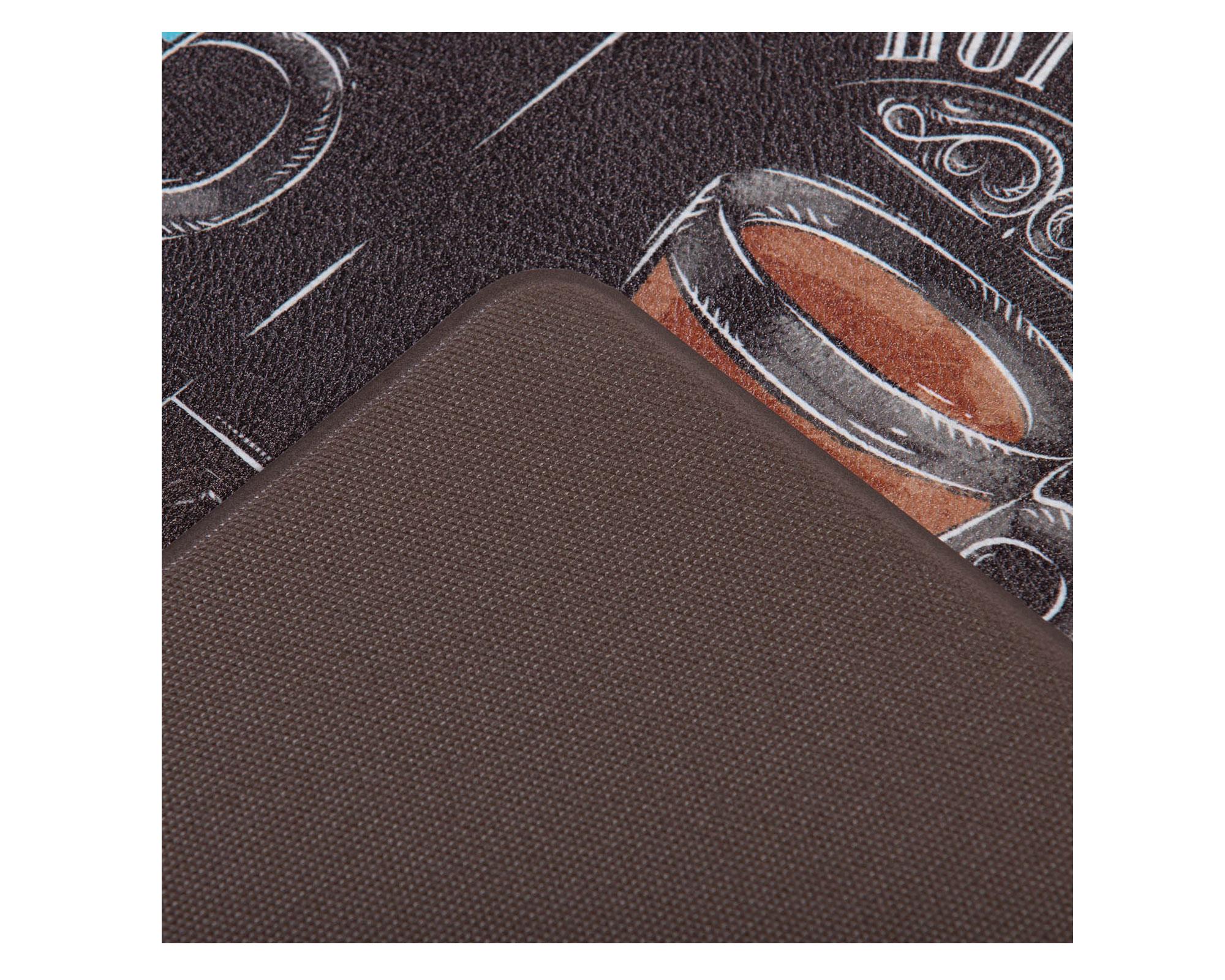 Limpiapiés 45x75 cm Kitchen Rubber Coffee negro Dib-2