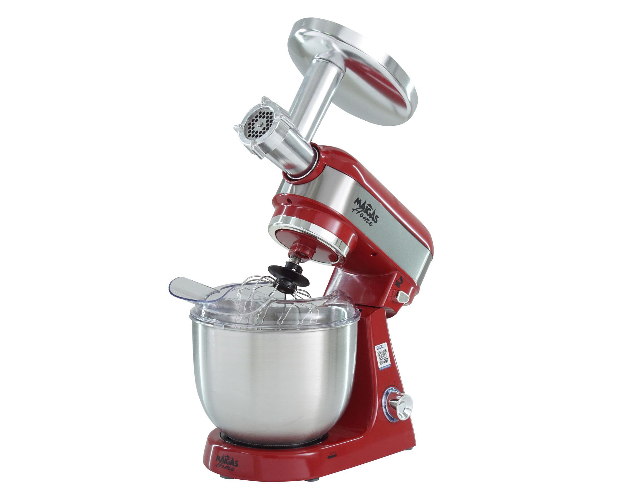 Batidora Lorenzza 5 litros + molino de carne rojo Maigas-1