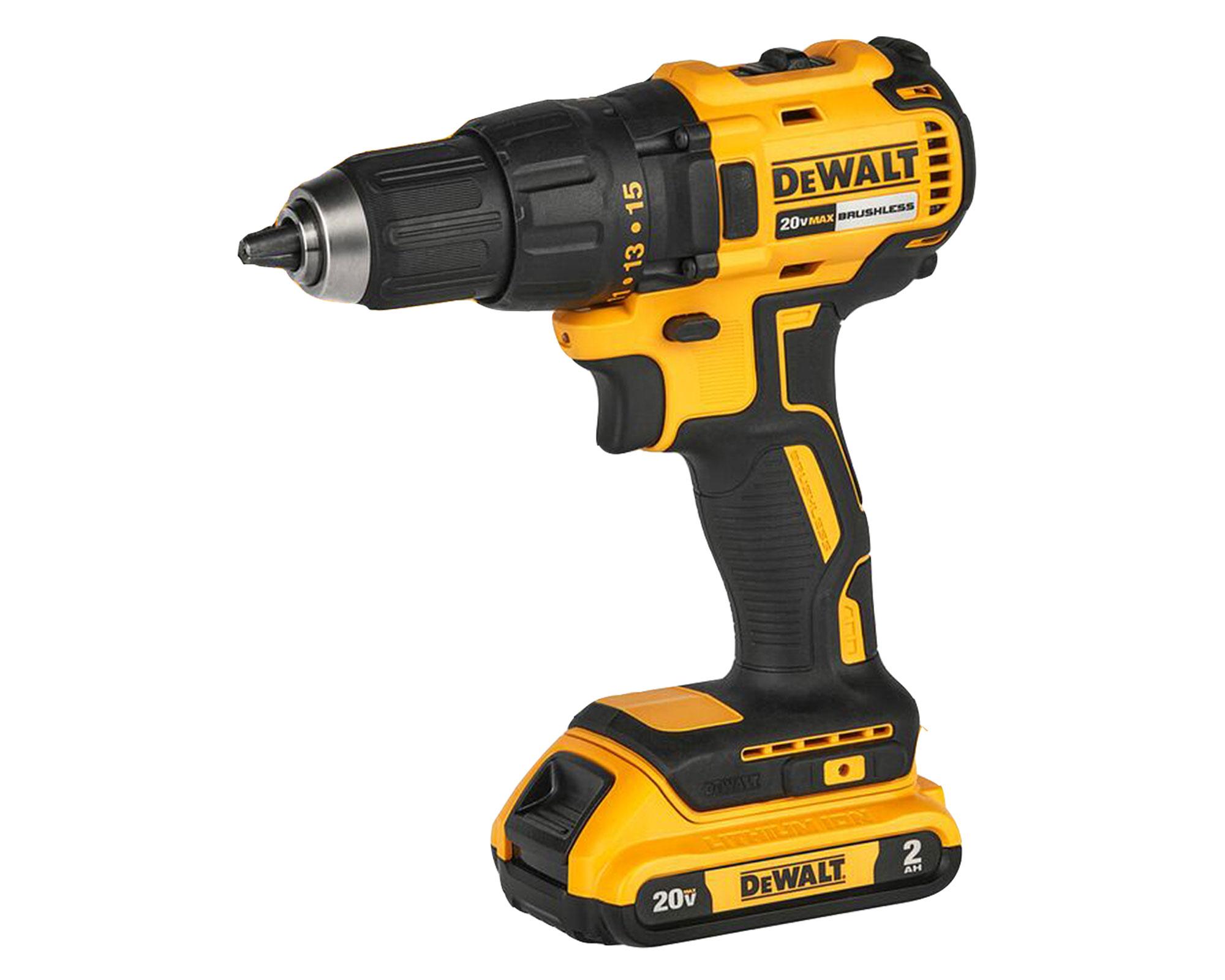 Taladro atornillador 13 mm DCD7771D2-B2 + baterías 2.0 Ah DEWALT-1