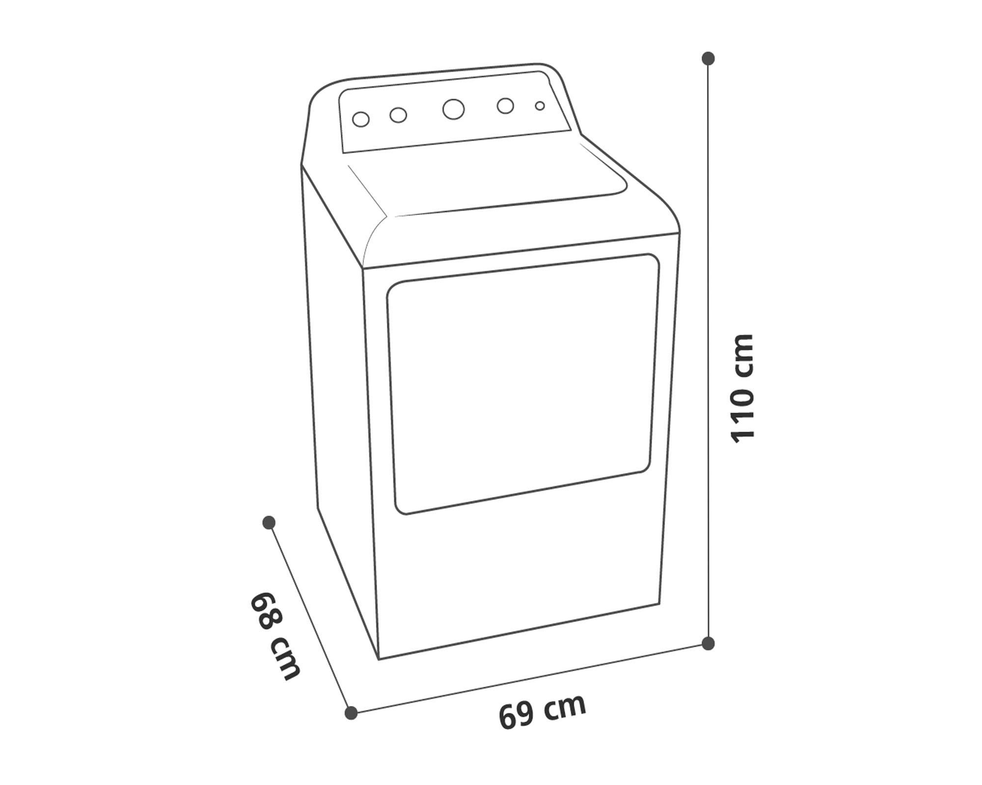Secadora a gas SMG26N5MNBCL1 carga frontal 20 kg blanco-4
