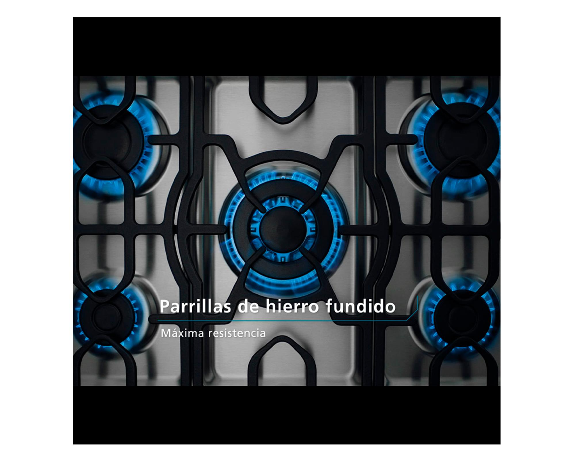Cocina 5 quemadores ANDES7650FX1 Mabe-4