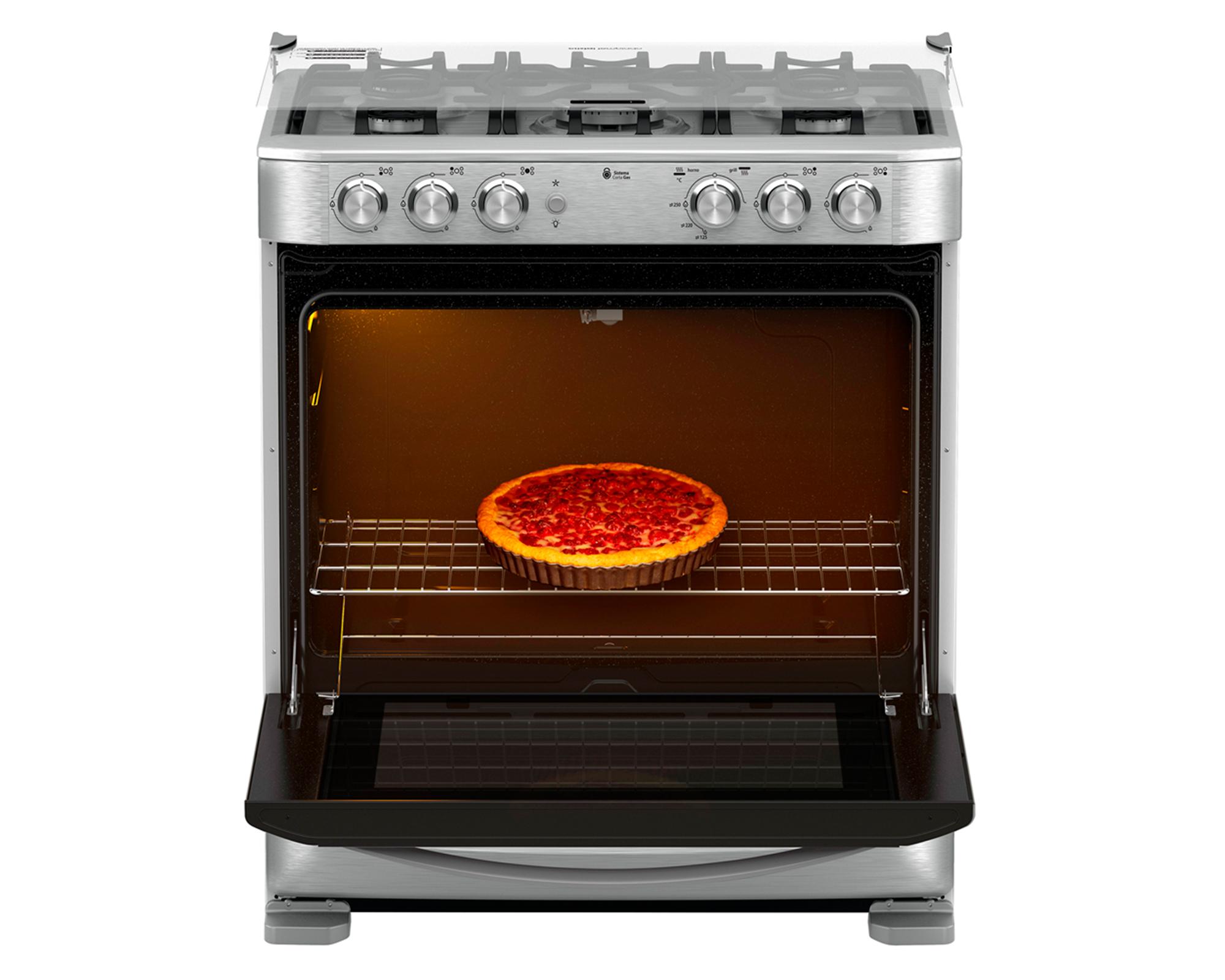 Cocina 5 quemadores ANDES7650FX1 Mabe-1