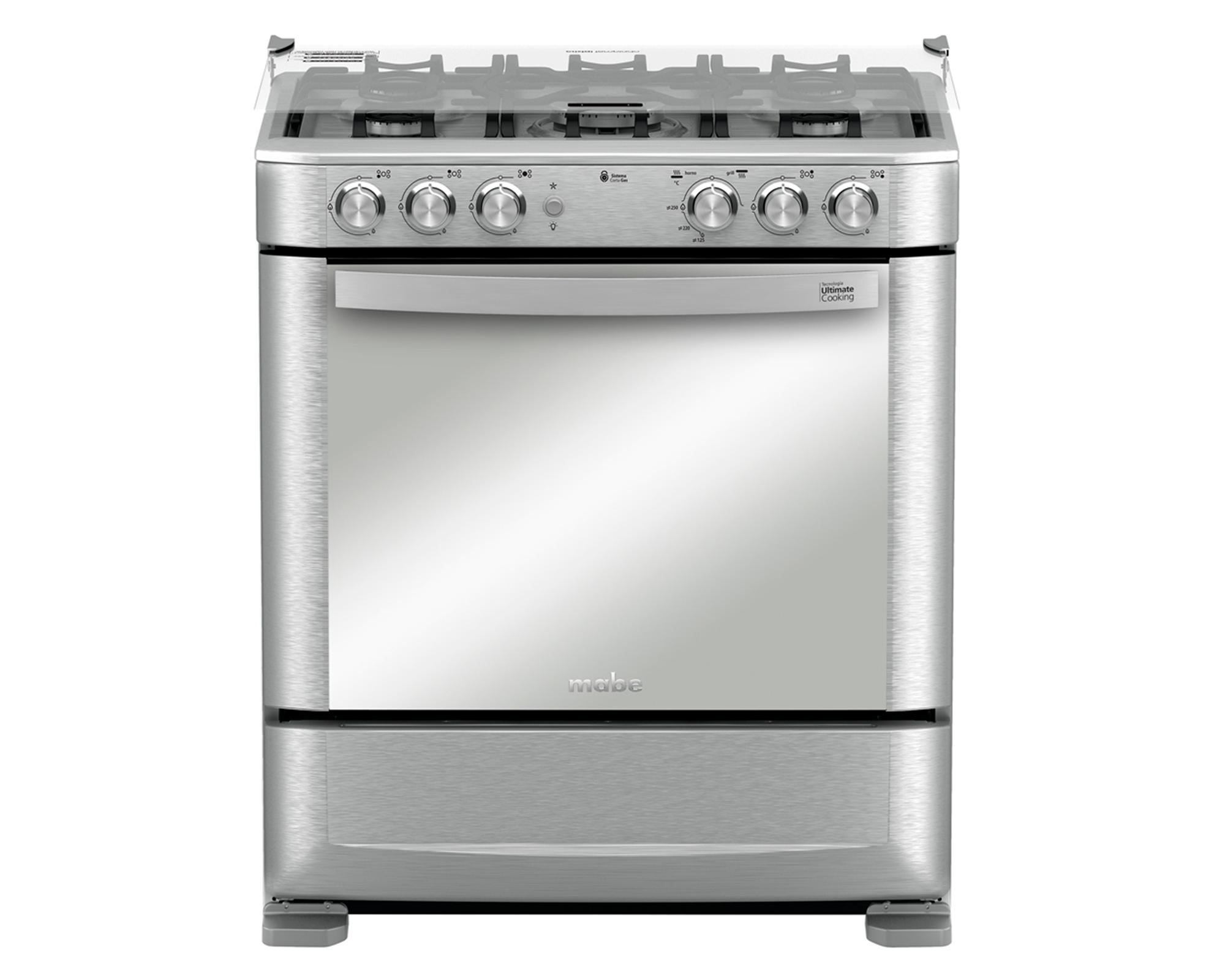 Cocina 5 quemadores ANDES7650FX1 Mabe-0