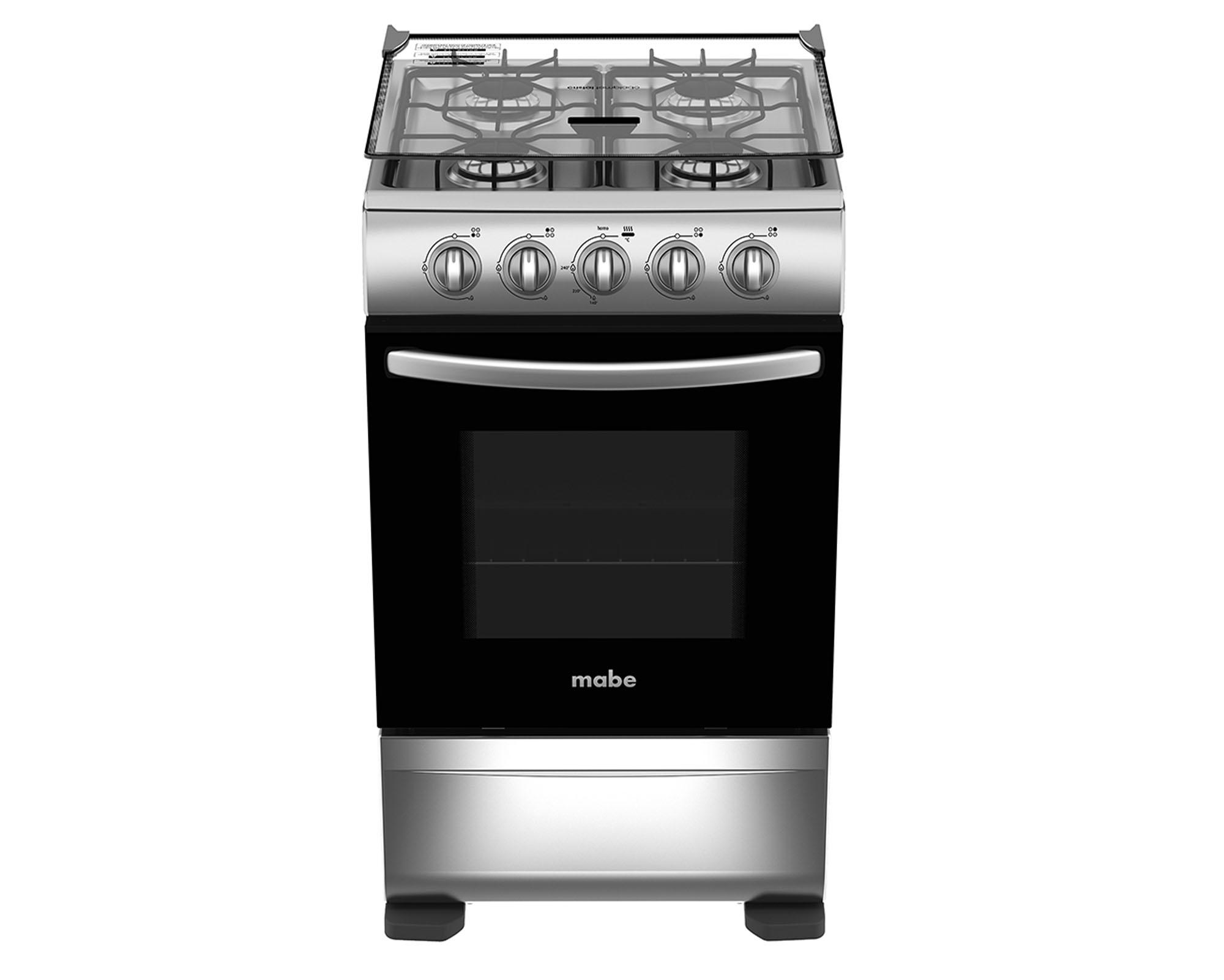 Cocina 4 quemadores CMC5110AX0 Mabe-0