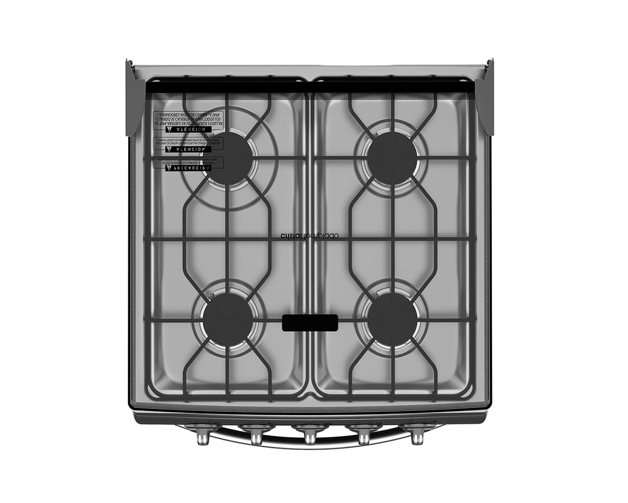 Cocina 4 quemadores CMC5110AX0 Mabe-3