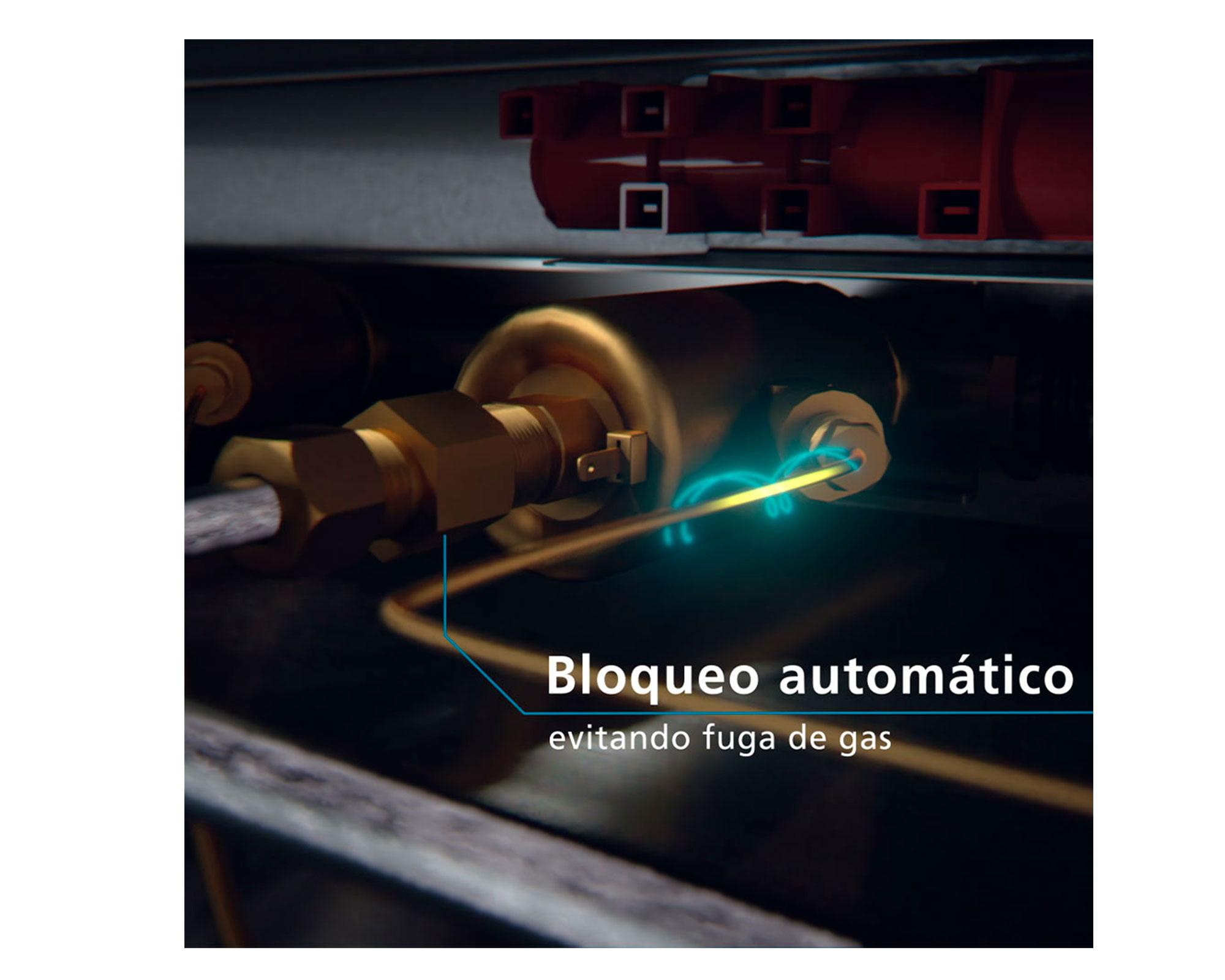 Cocina 4 quemadores CMC5560FX0 Mabe-3