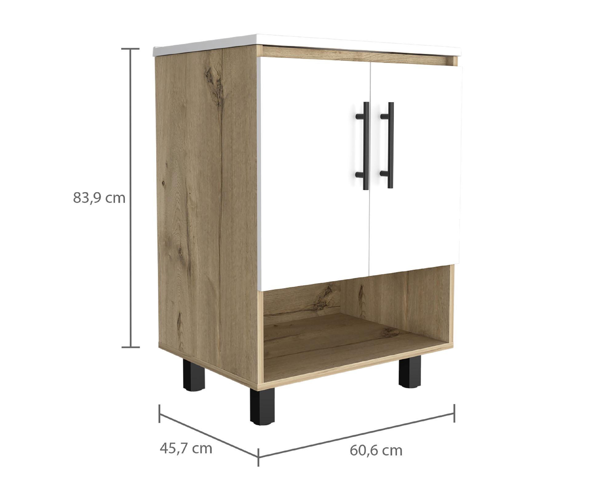 Mueble vanitorio 60.6 cm Bath A duna/blanco TuHome-3