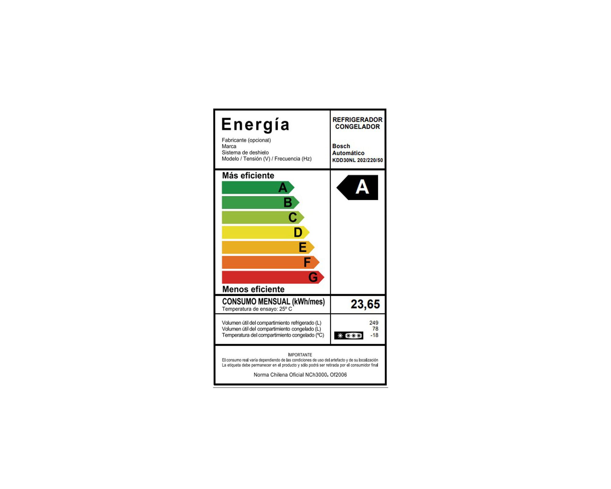 Refrigerador No Frost 321 litros KDD30NL202 Bosch-5