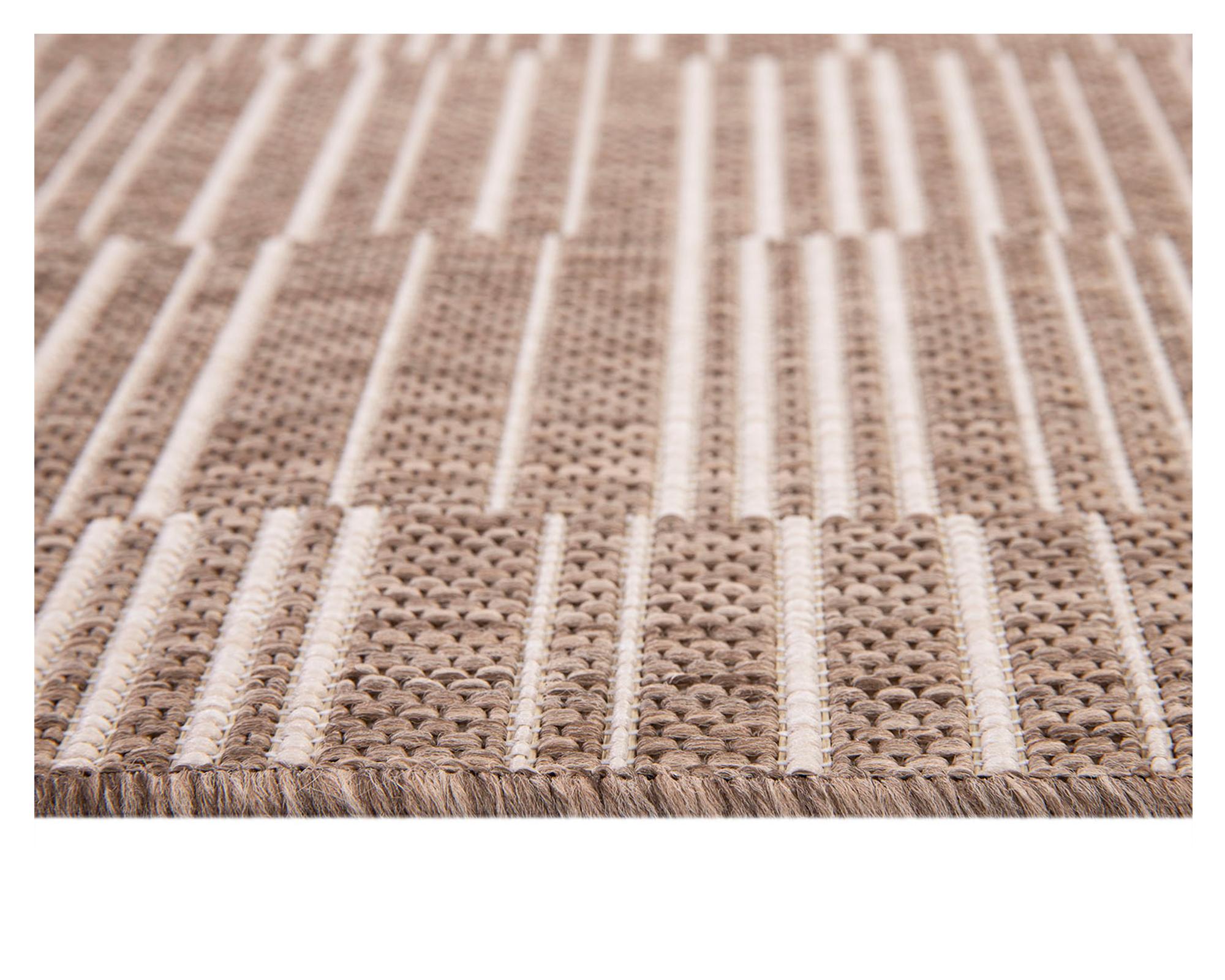 Alfombra 160x230 cm Meghan formas café Dib-2