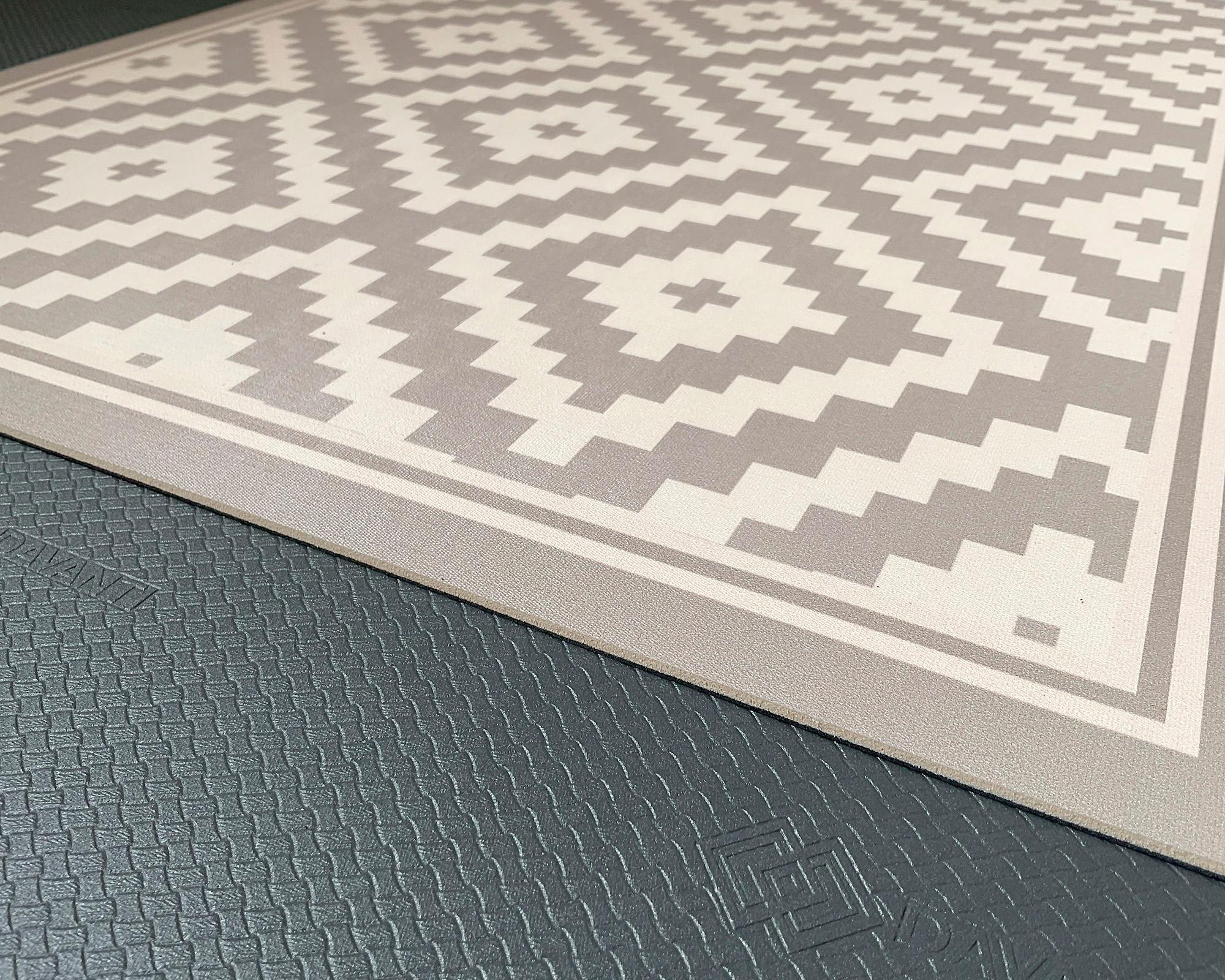 Alfombra de cocina 40x60 cm Rombos ceniza-1