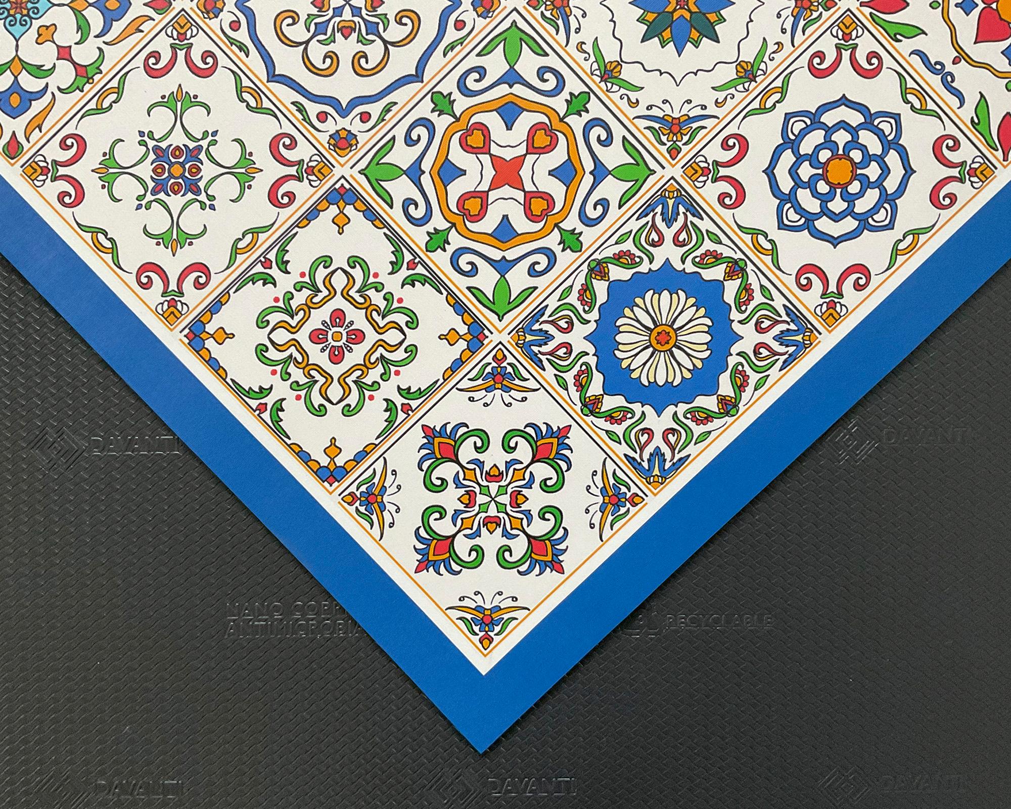 Alfombra de cocina 70x140 cm Baldosa Española diseños-1
