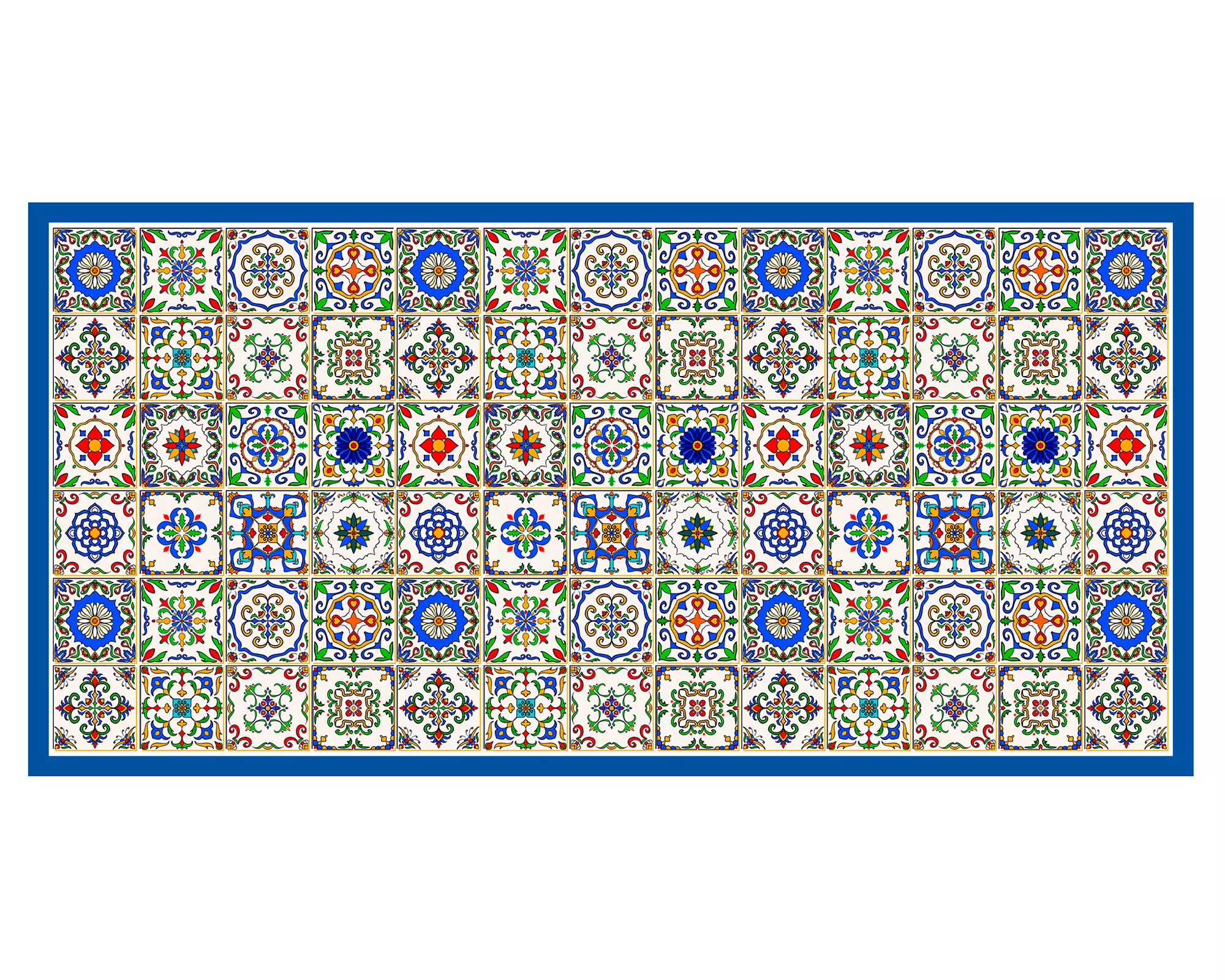Alfombra de cocina 70x140 cm Baldosa Española diseños-0