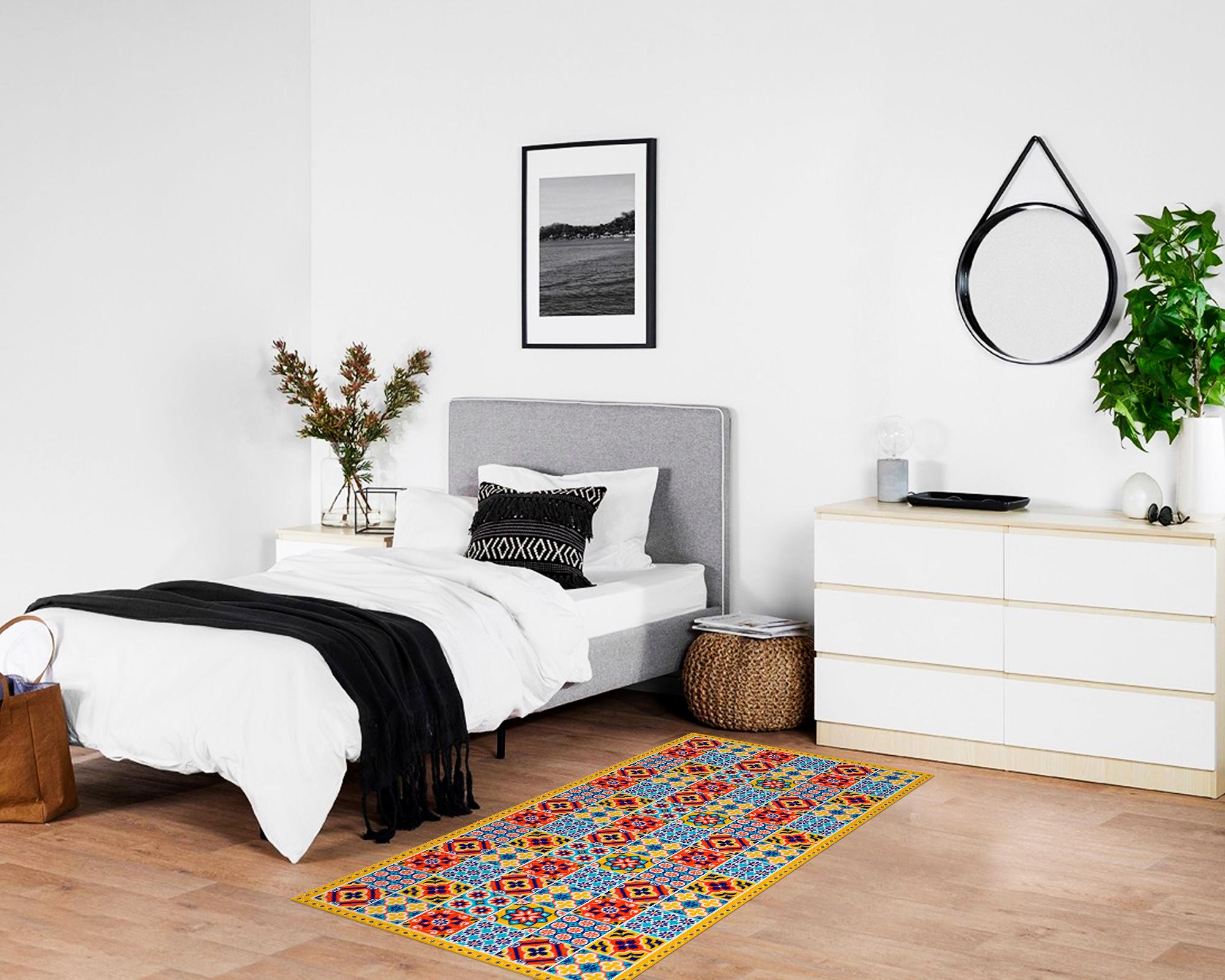 Alfombra de cocina 70x100 cm Baldosa Portuguesa diseños-2