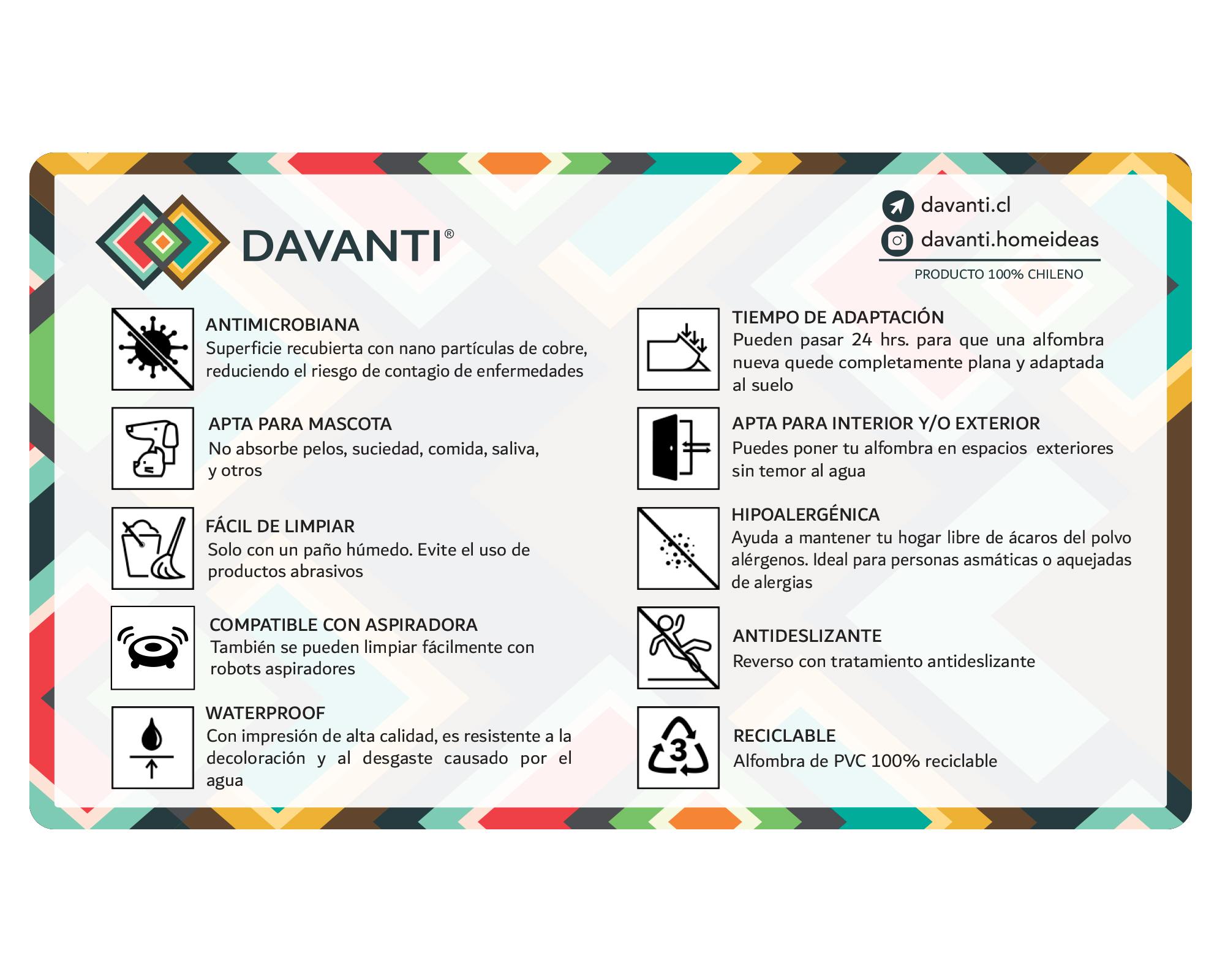 Alfombra de cocina 70x100 cm Baldosa Portuguesa diseños-3