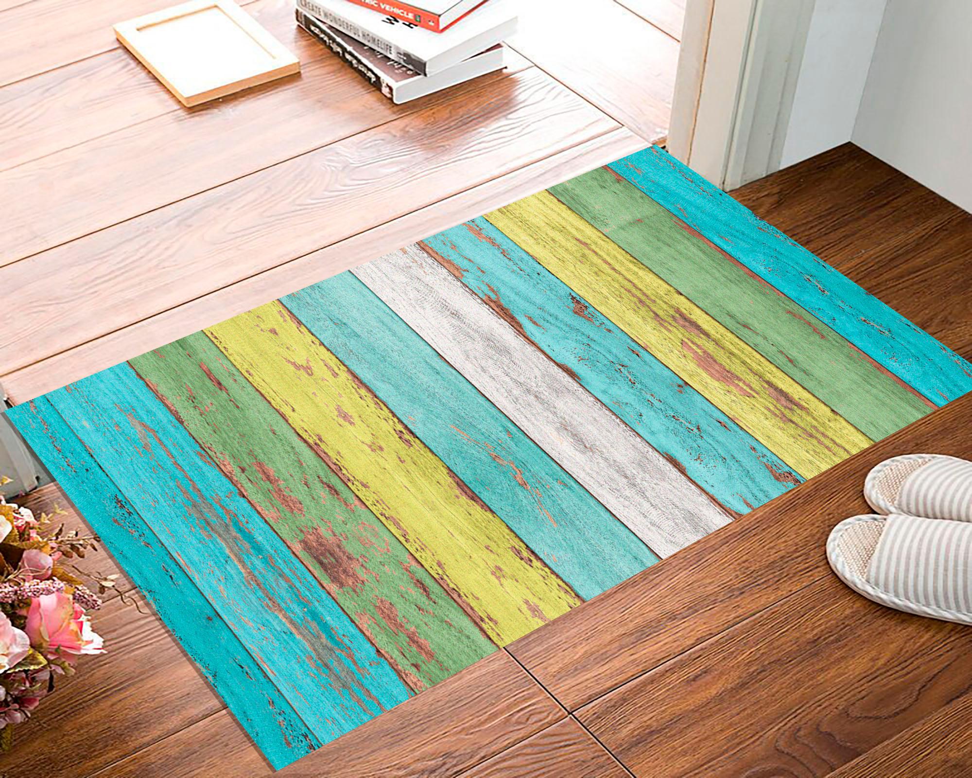 Alfombra de cocina 50x70 cm Madera vintage diseños-2