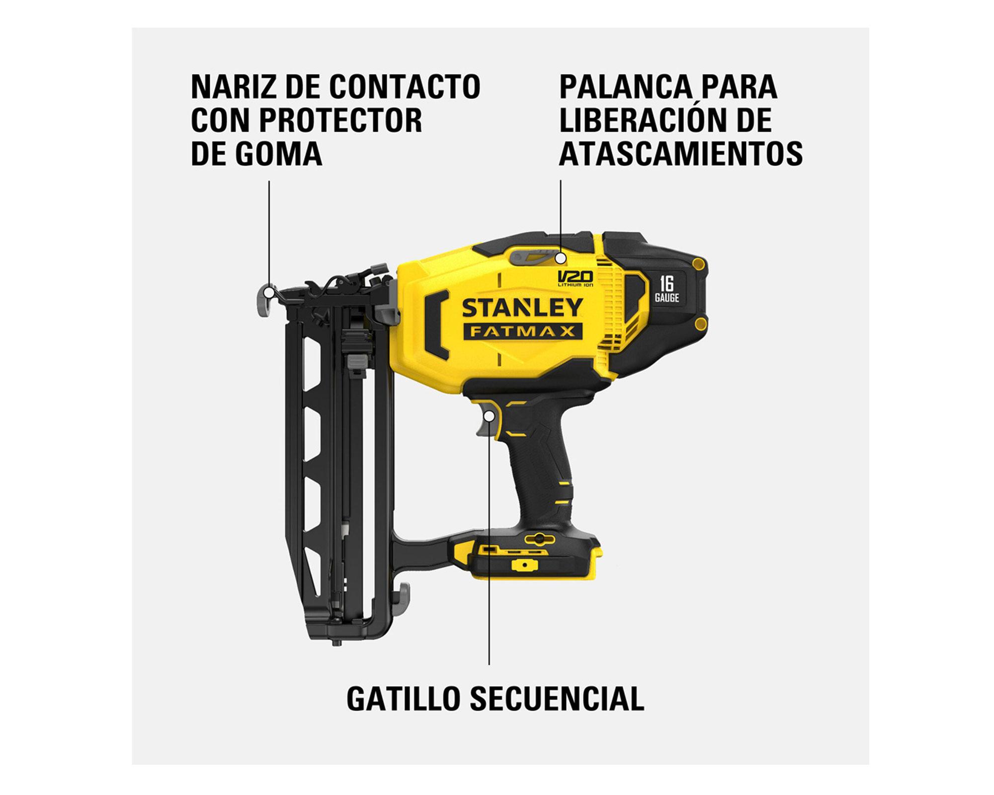 Clavadora inalámbrica 20V SCN616-B2 Stanley-1