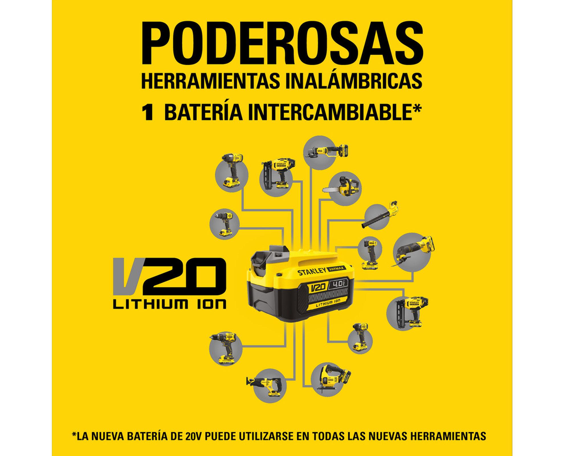 Batería 2 Ah SB202-B2 Stanley-2