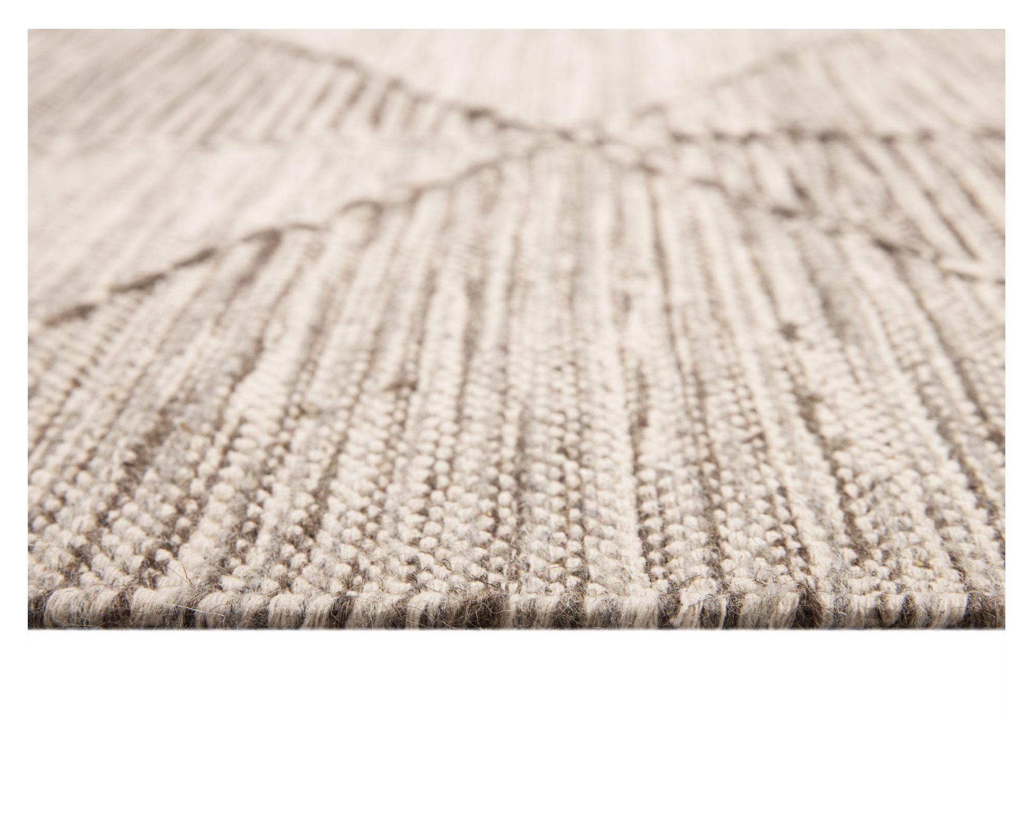 Alfombra 230x160 cm Handwoven Natural geométrico gris Dib-1