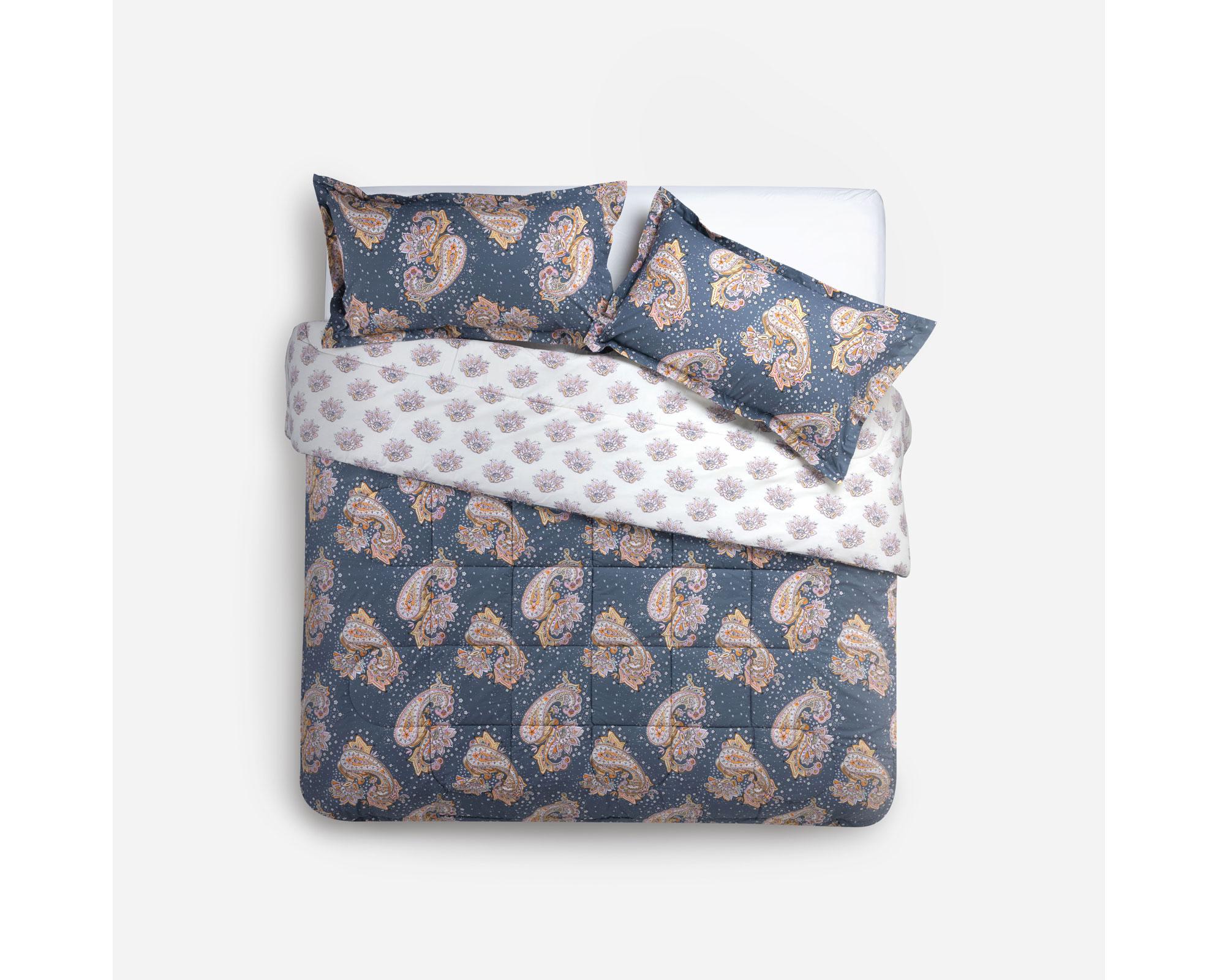 Plumón king Stitch Brunnera Rosen-2