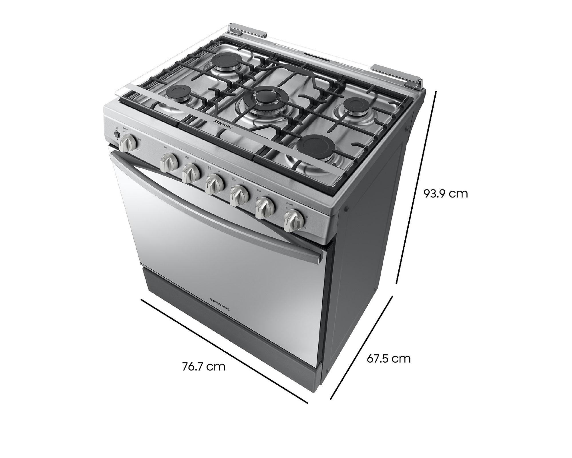 Cocina a gas 5 quemadores NX52A7422CS/ZS-7