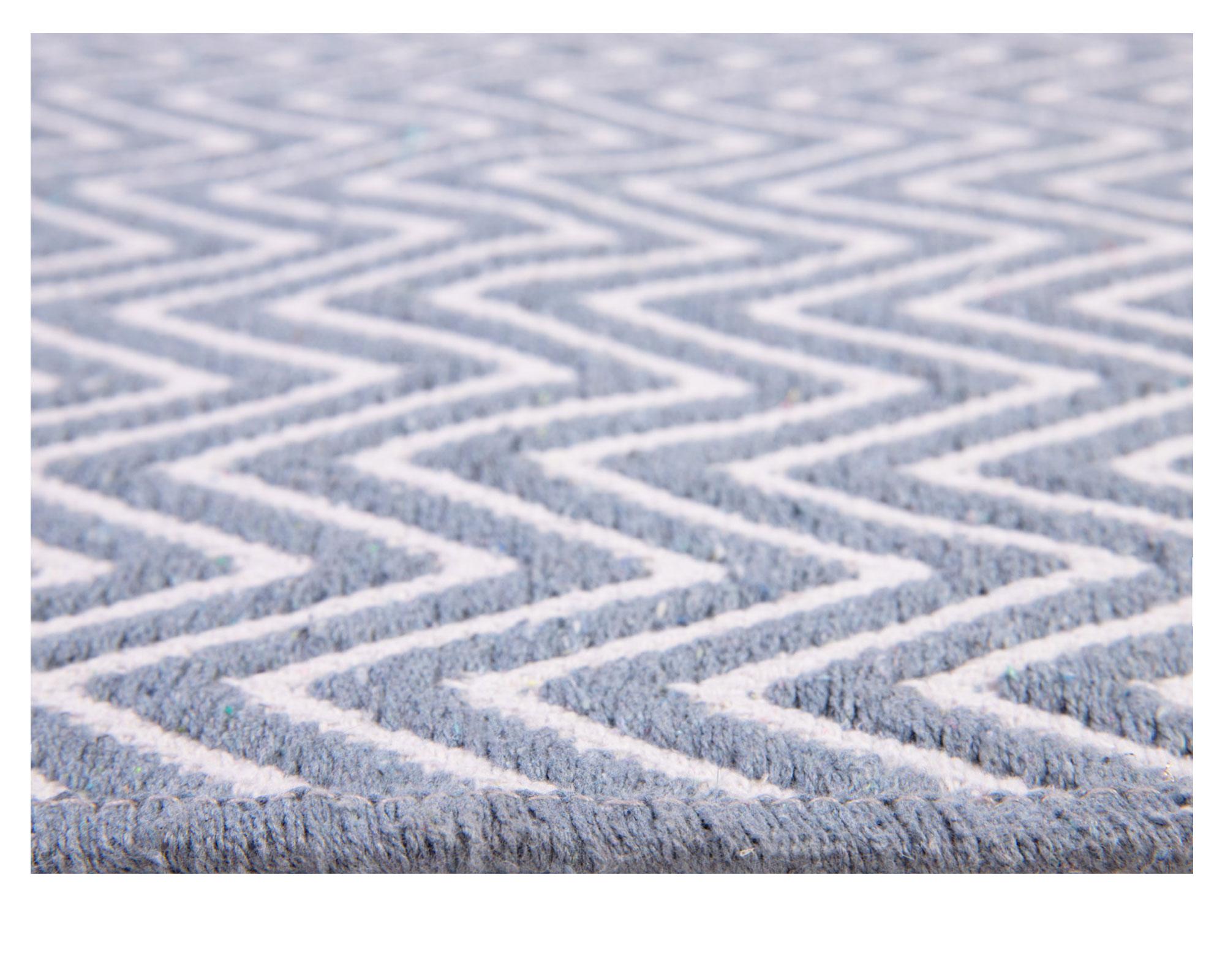 Alfombra Living-Comedor 170x120 cm Dh Cotton Design gris 2 Dib-1