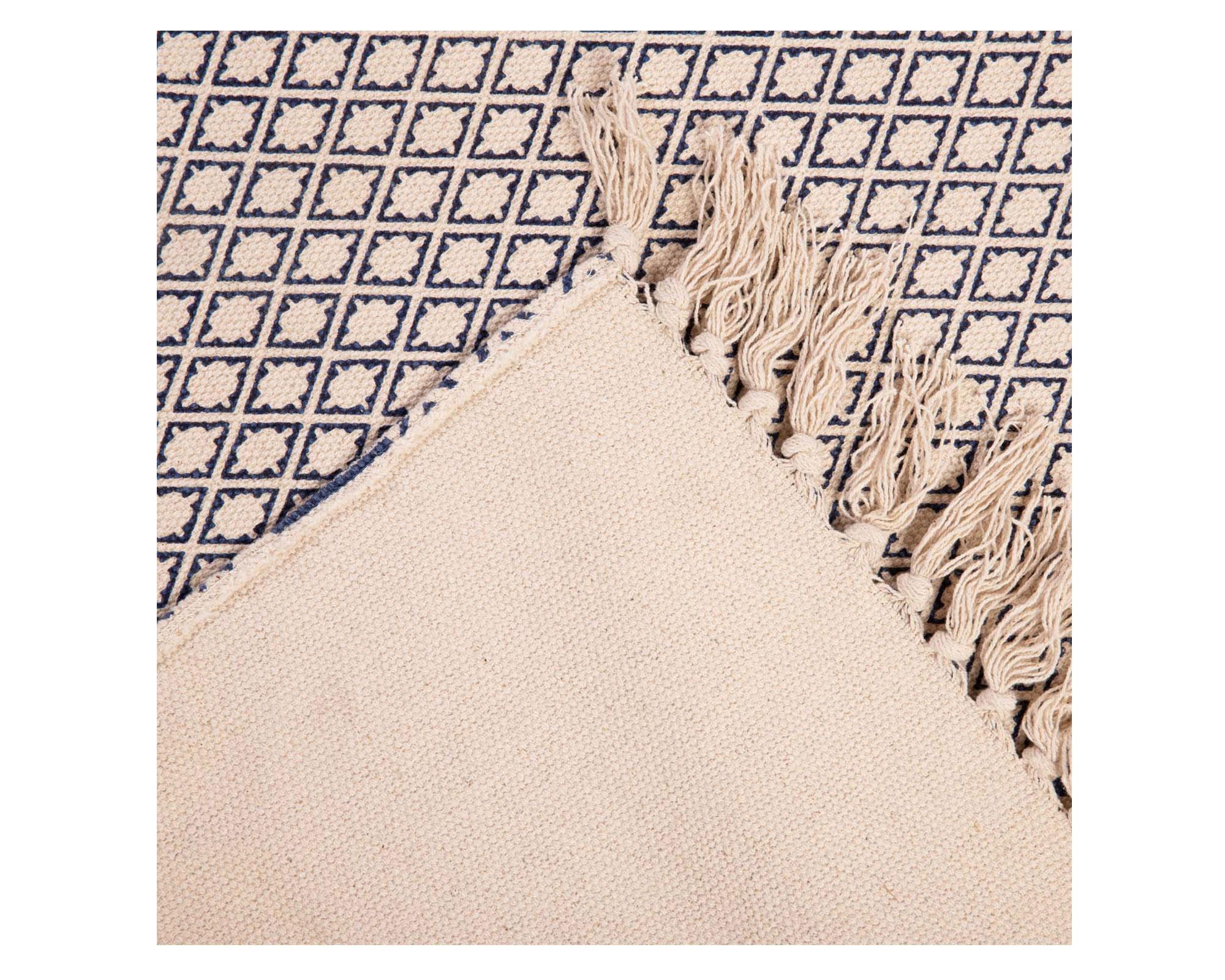 Alfombra Bajadas de Cama modernas 90x60 cm Dh Ethnic azul 2 Did-2