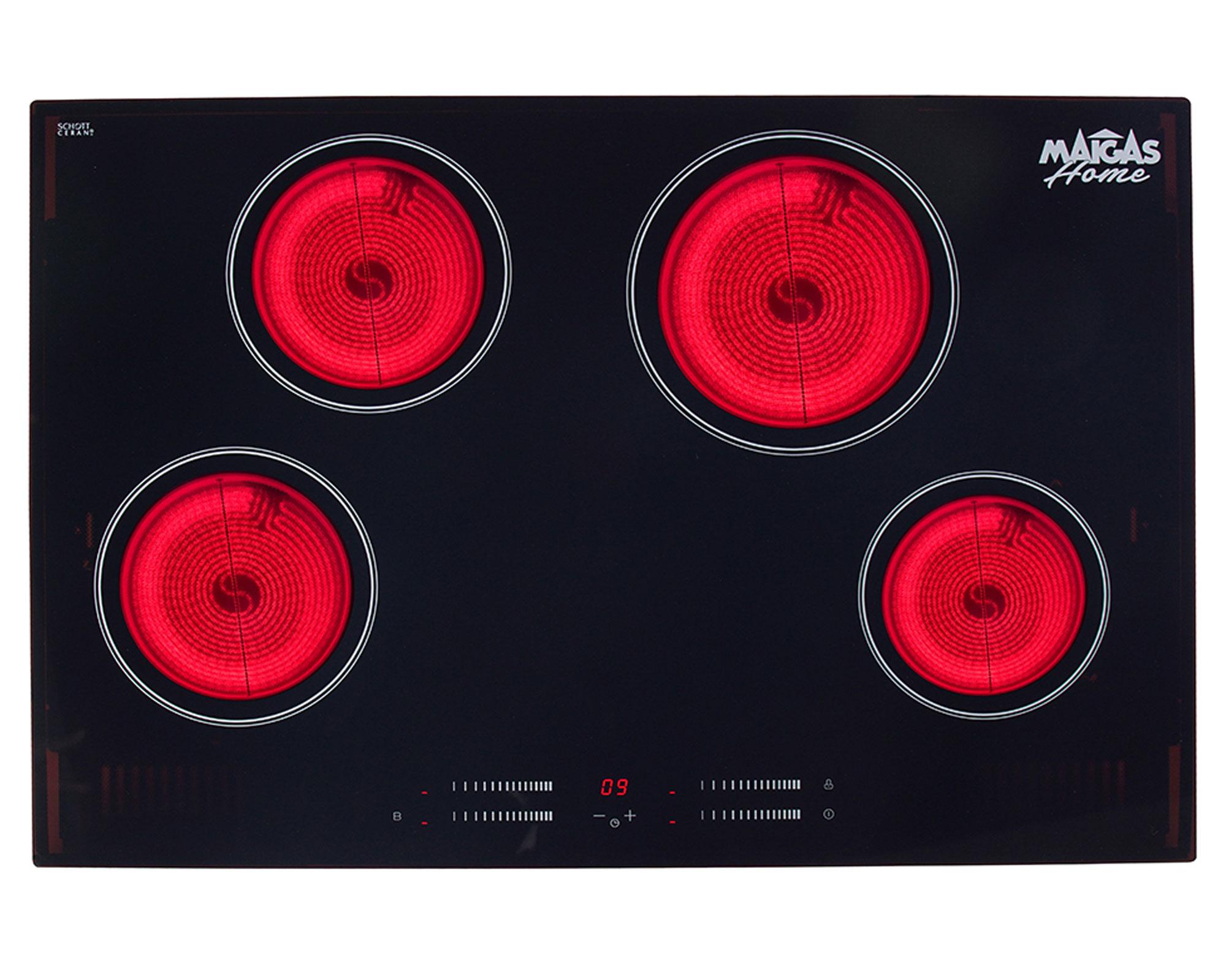 Encimera inducción 4 quemadores Deluxe CEI04D Maigas-0