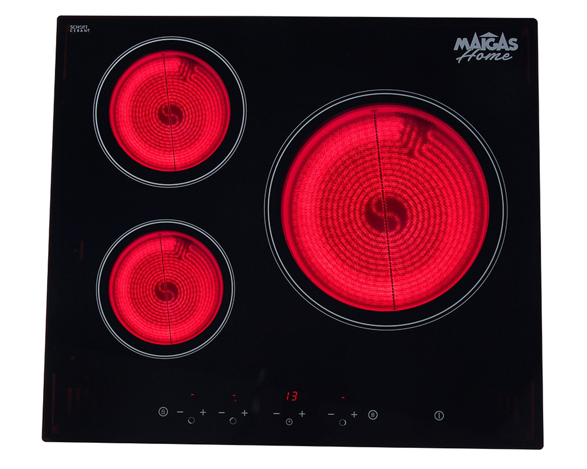 Encimera vitrocerámica CEI03 3 quemadores-0