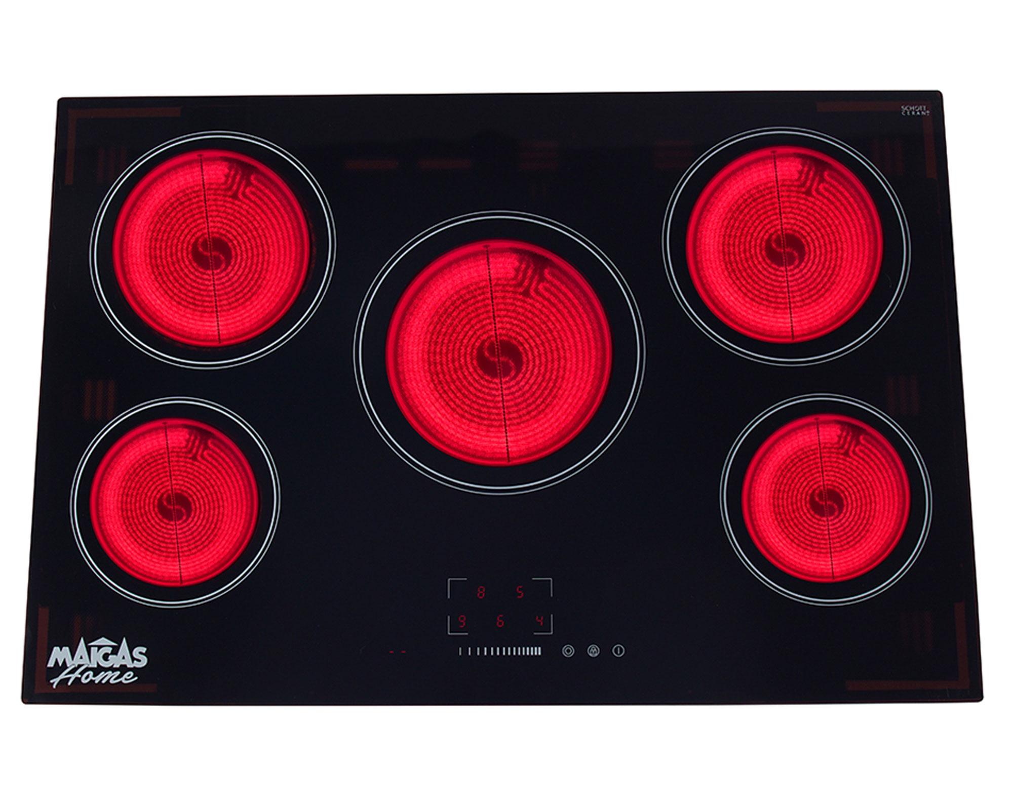 Encimera vitrocerámica 5 quemadores CEV05 Maigas-0