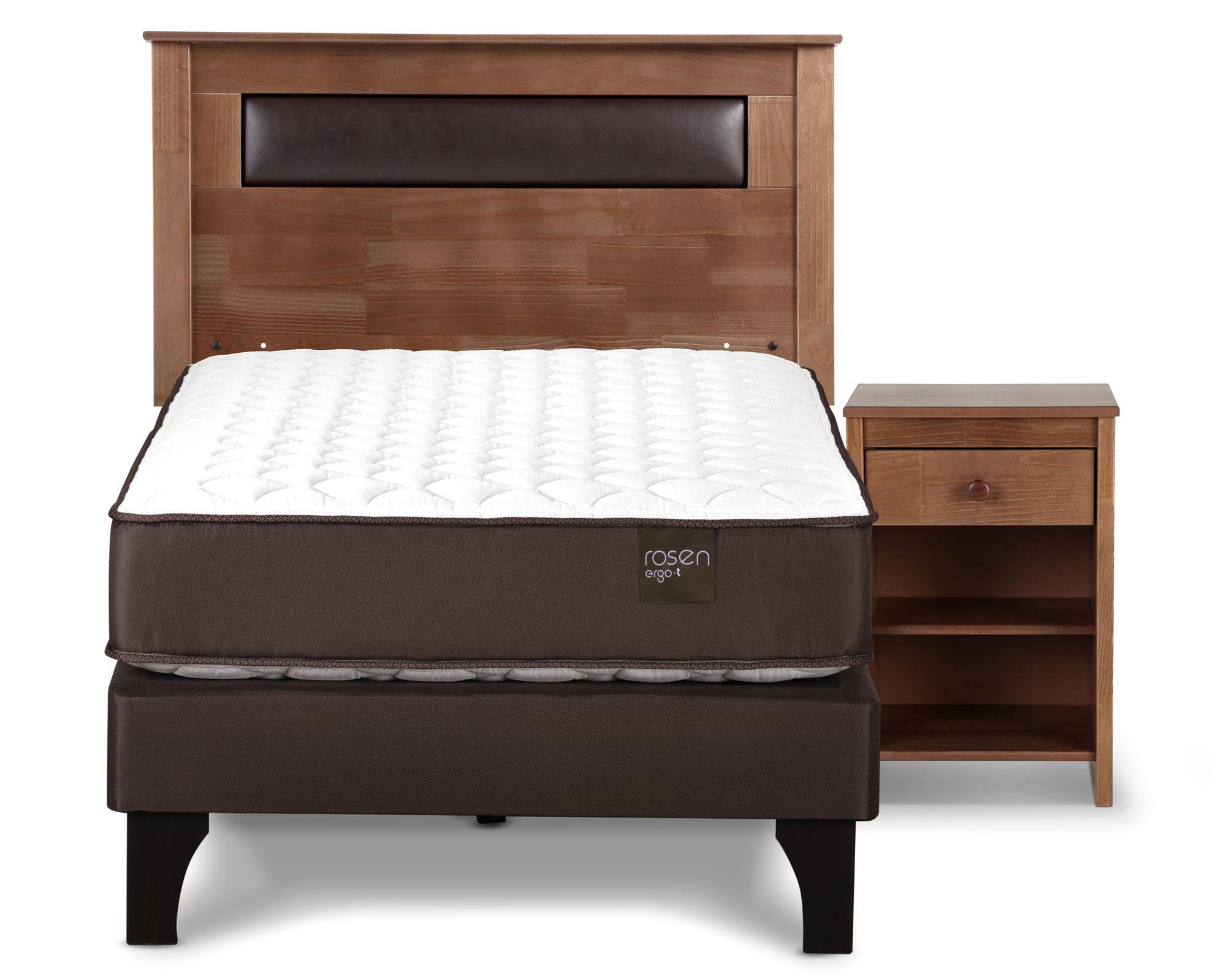 Cama europea 1 plaza Ergo T + set Ferrara Rosen-0